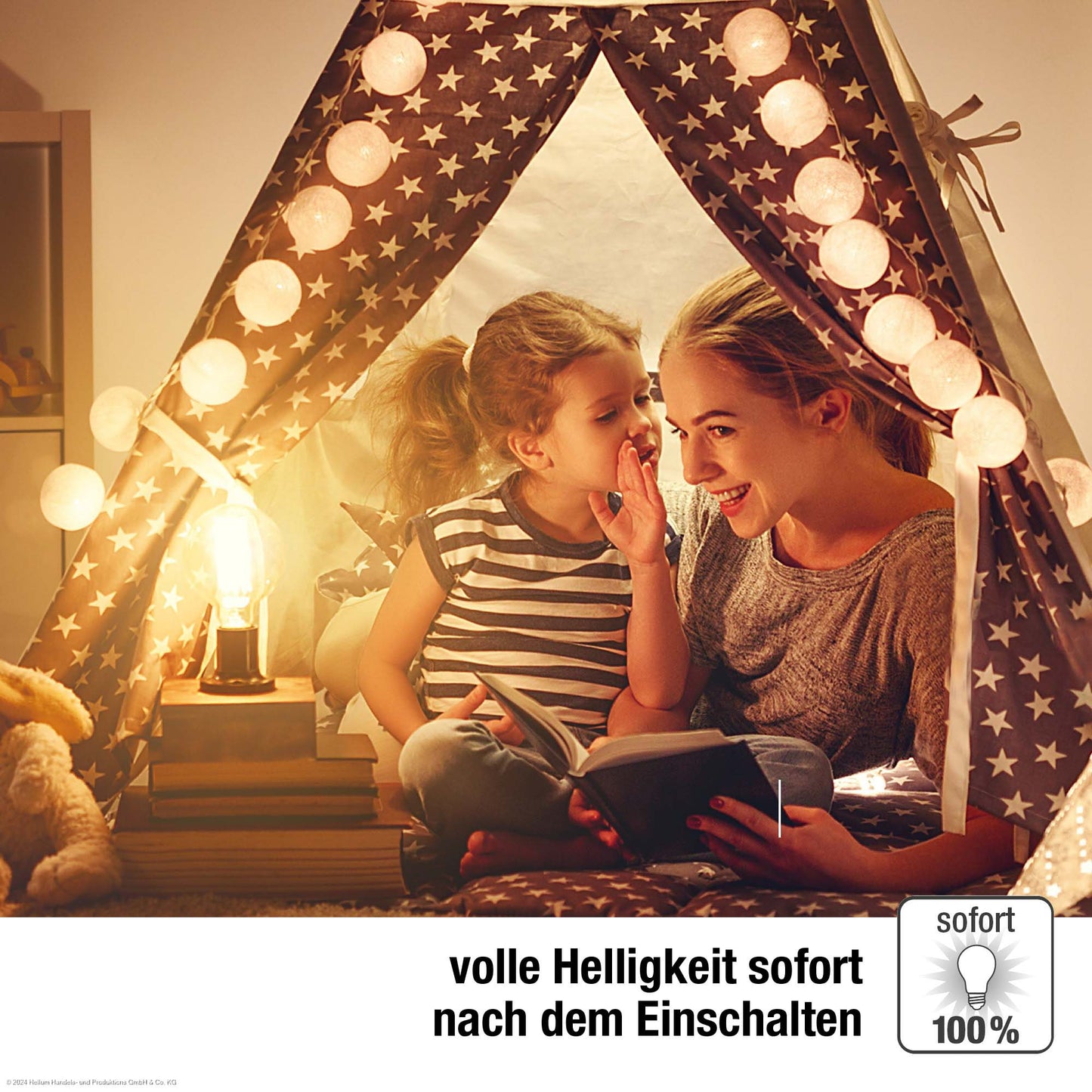 10er-Set LED-Glühlampe G45, E14, 4,2 W, 470 lm, 4 Filamente 220773
