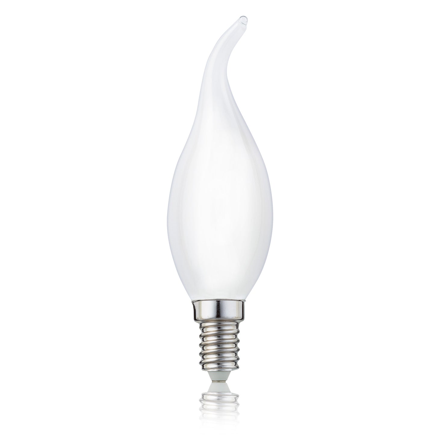 LED-Windstoß-Lampe CA35, E14, 2,2W, Glas matt, 250 lm 207415
