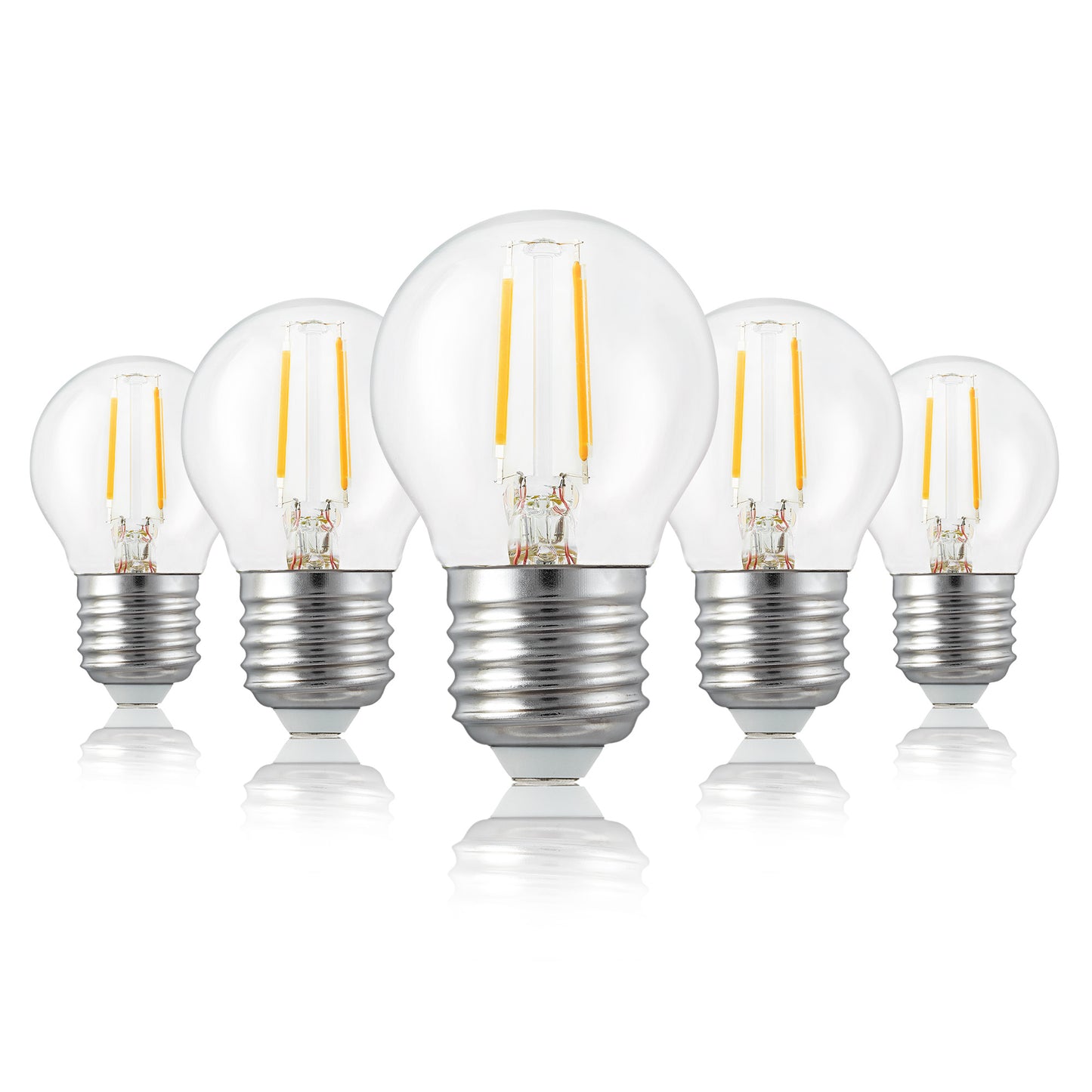 5er-Set_LED-Tropfenlampe G45 E27 2,2 W klar