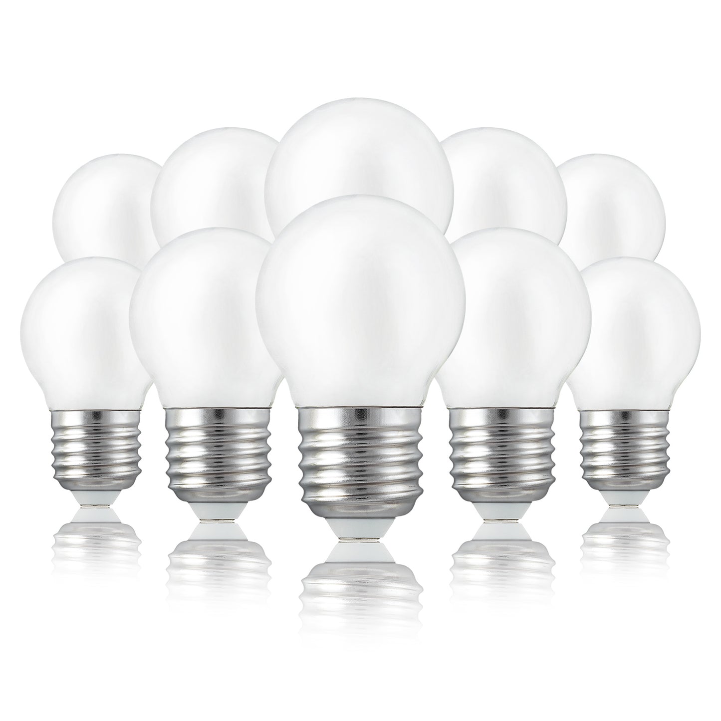 10er-Set_LED-Tropfenlampe G45 E27 4,5W matt