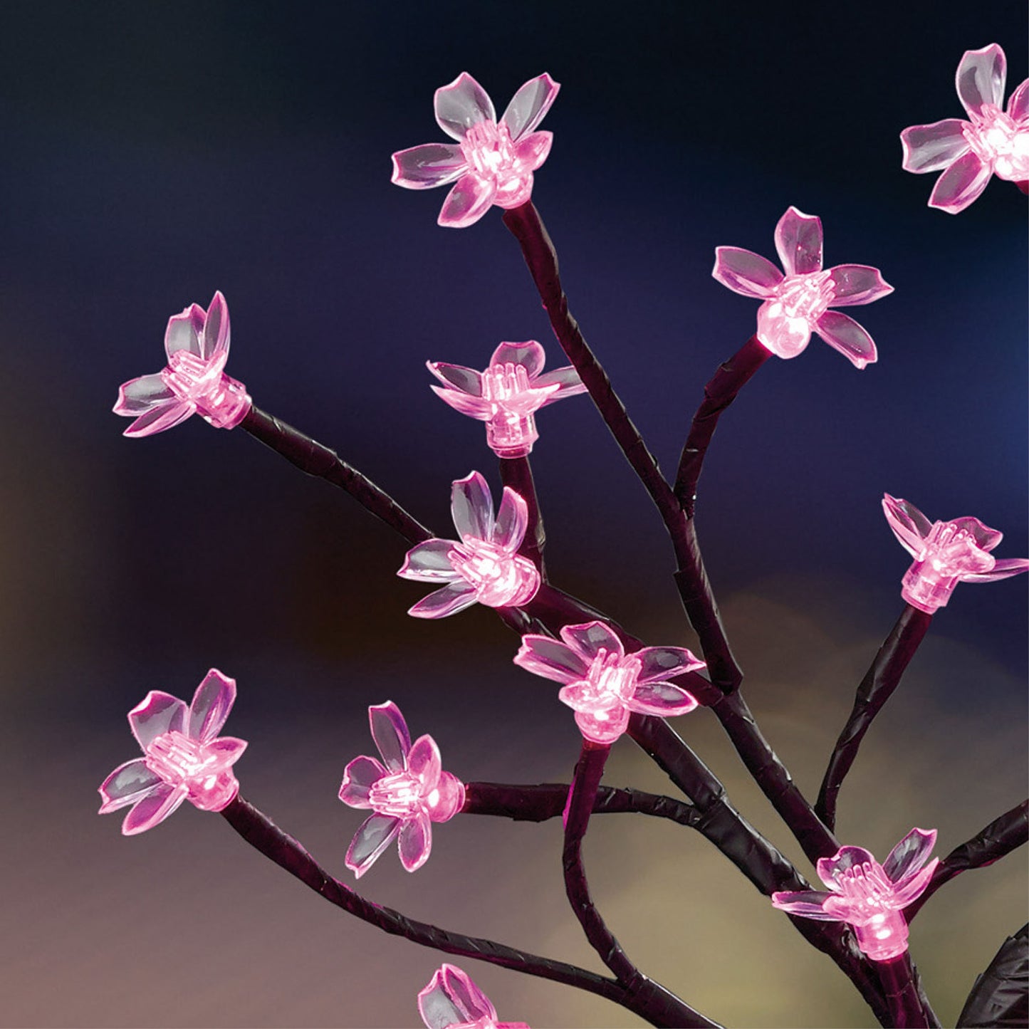 LED-Baum mit Kirschblüten, 48 LEDs