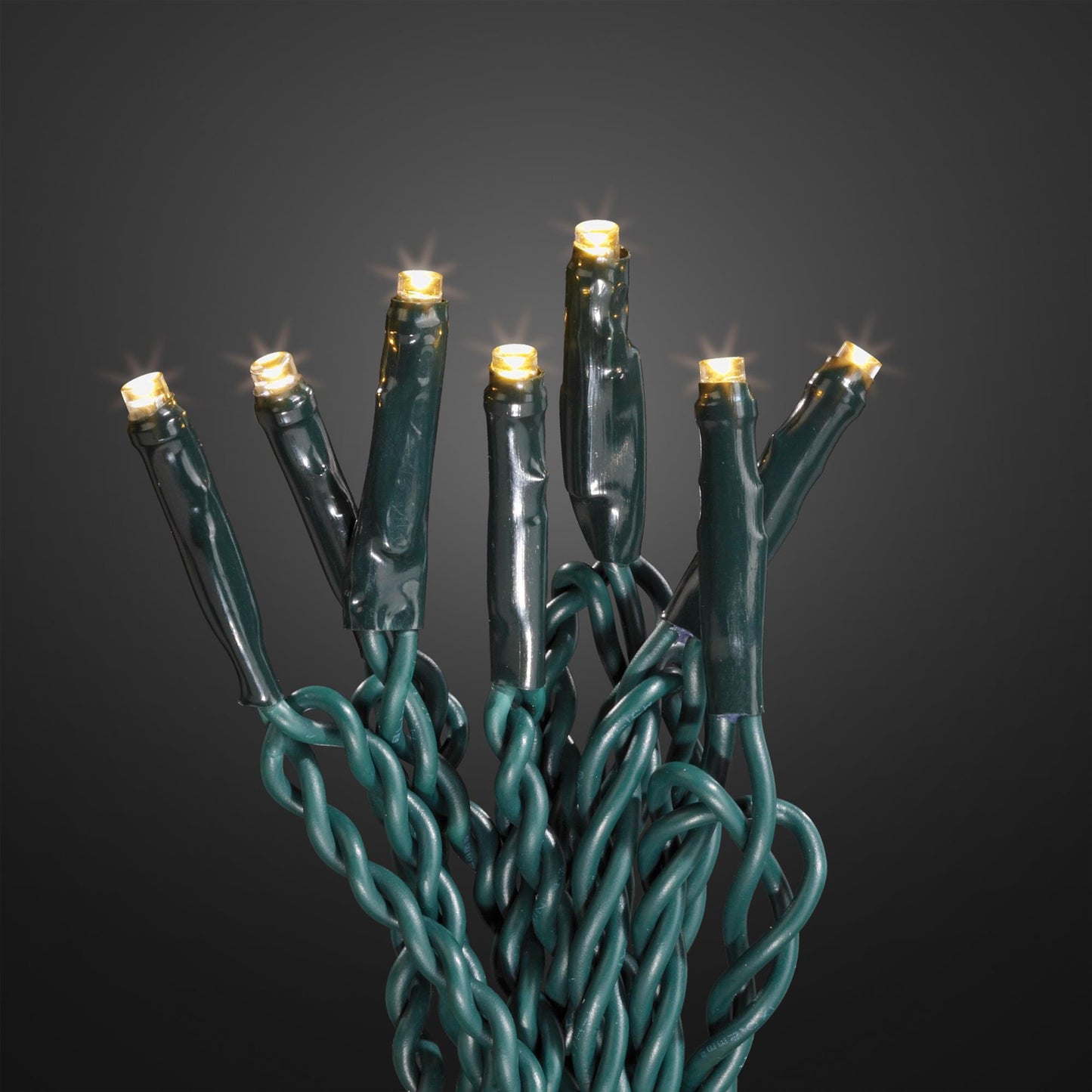 LED-Lichterkette, 80 LEDs ww, mit Timer/Sensor, batteriebetrieben