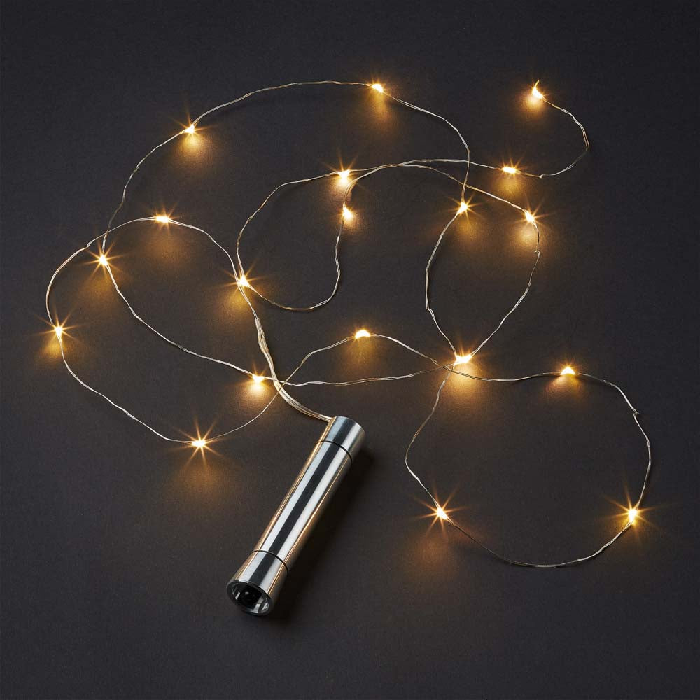 2-tlg. Set mit 20-tlg. LED-Flaschen-Lichterkette, warm-weiß, batteriebetrieben 522822 x2