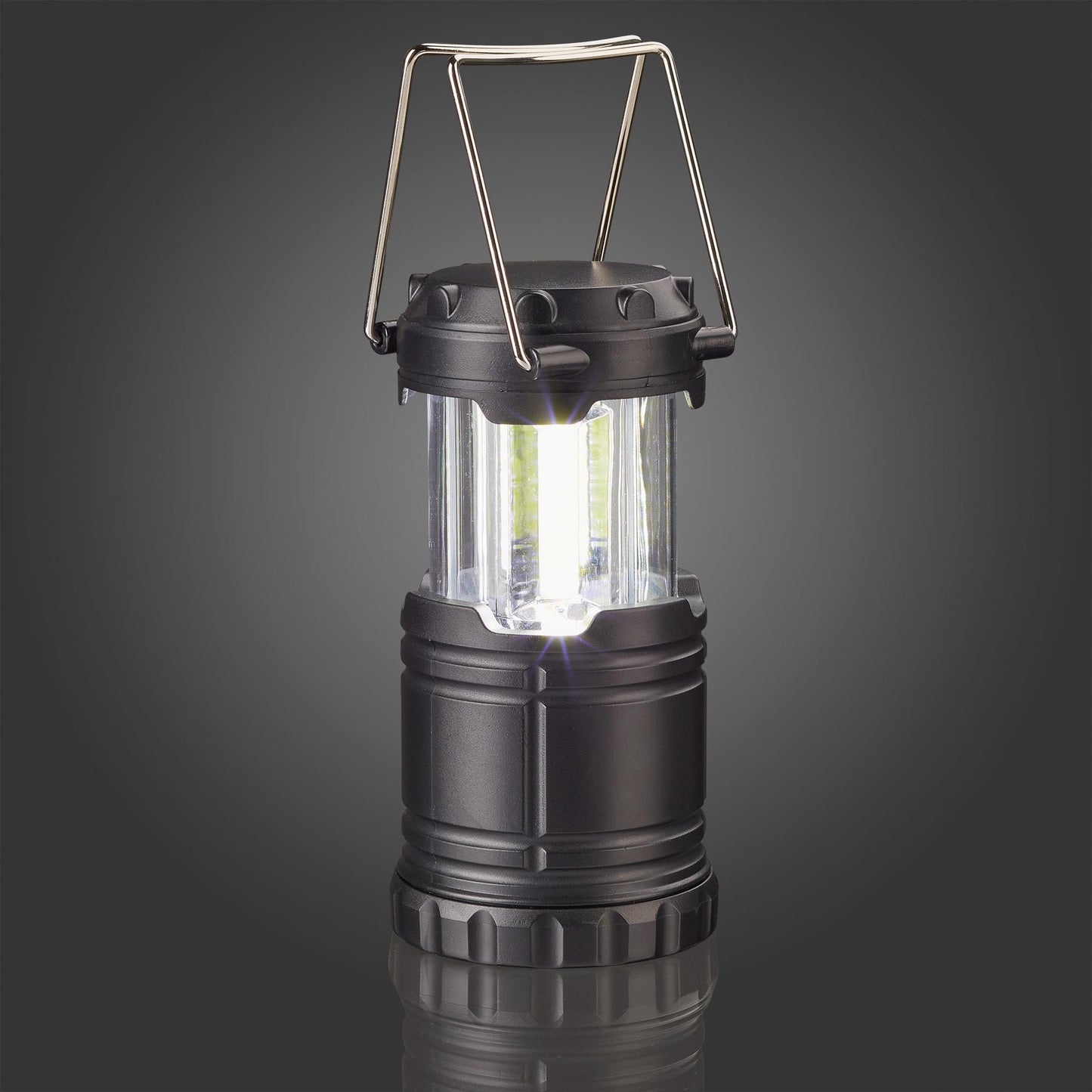 LED-Camping Laterne, "Super Bright"! 27 kaltweiße LEDs, batteriebetrieben