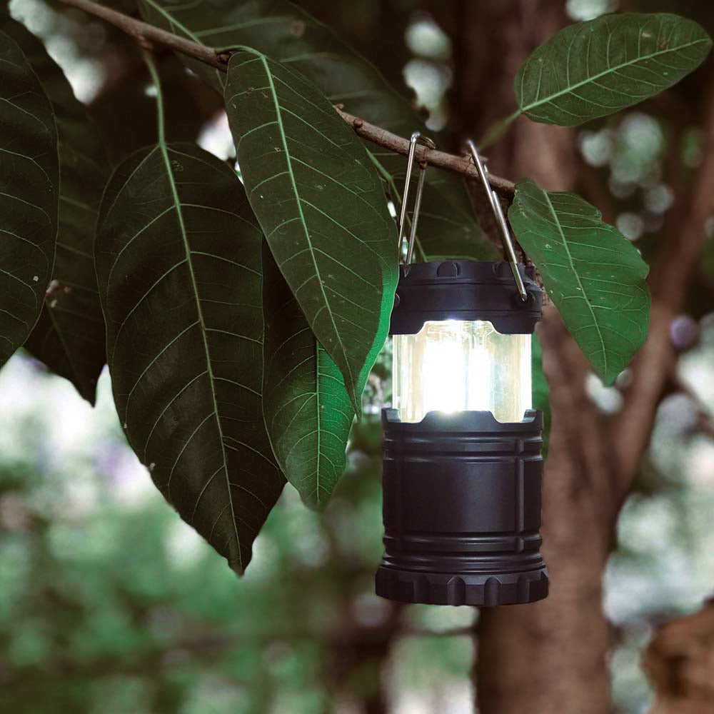 LED-Camping Laterne, "Super Bright"! 27 kaltweiße LEDs, batteriebetrieben