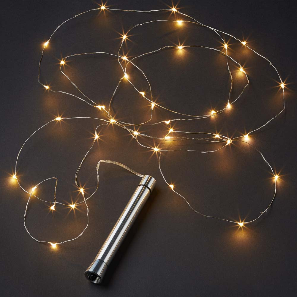 2-tlg. Set mit 30-tlg. LED-Flaschen-Lichterkette, warm-weiß, batteriebetrieben 523683 x2