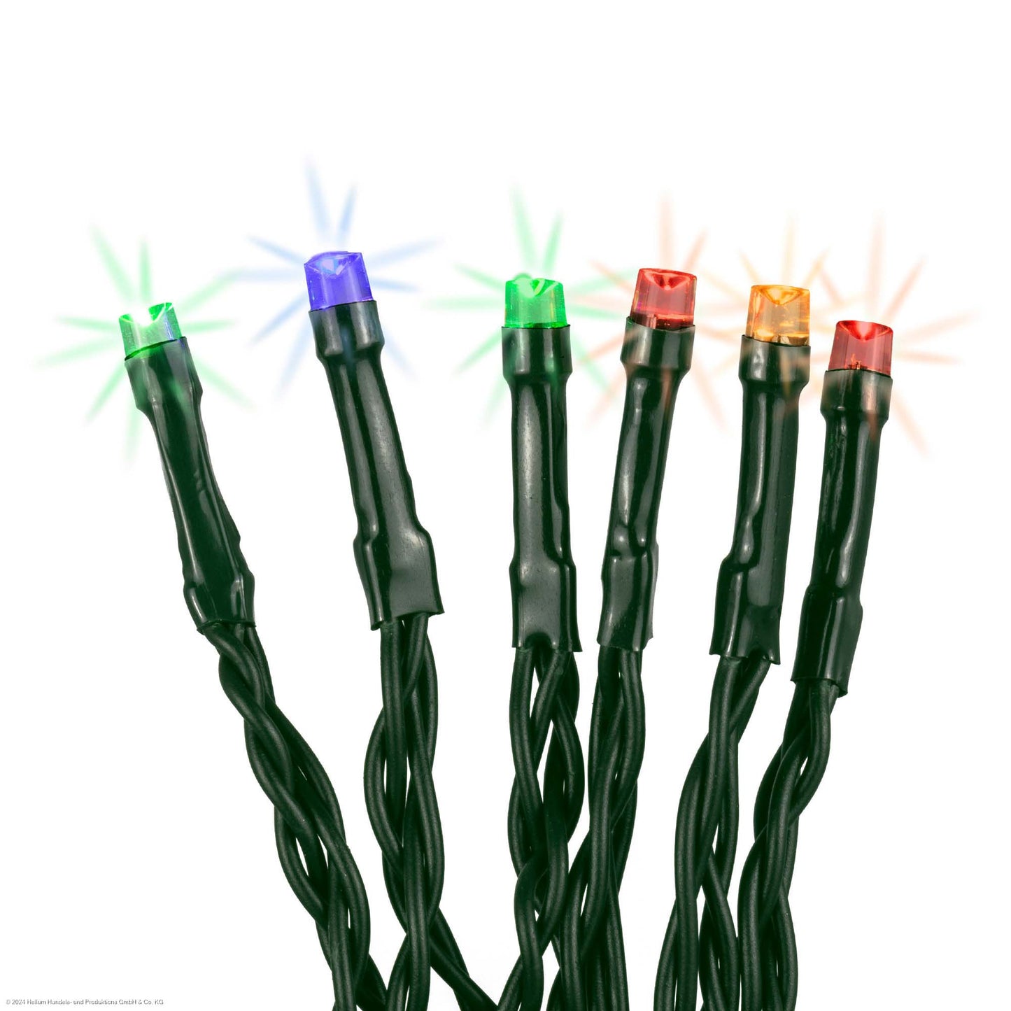 Lichterkette 200 LED, 19,9 m Lichterkette außen, Lichterkette outdoor strom bunt