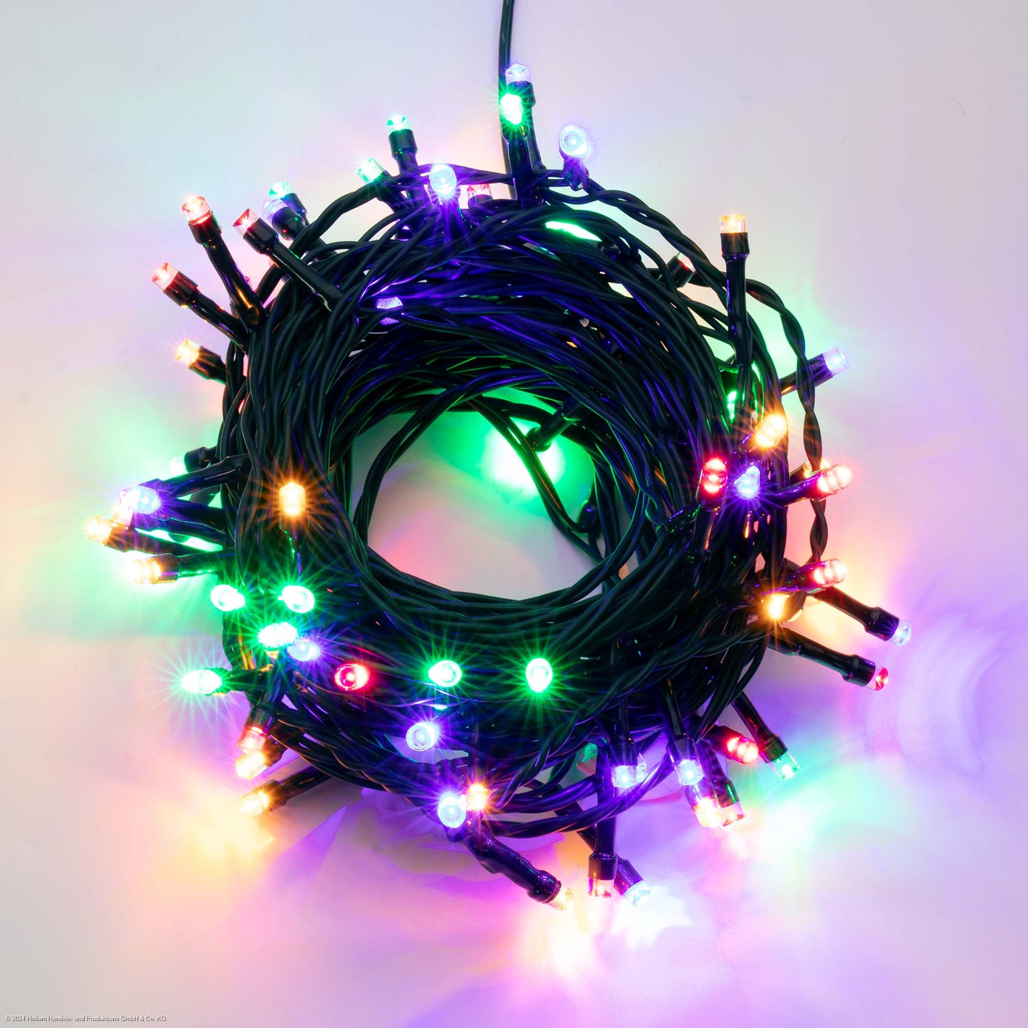 LED Lichterkette Innen Mit Stecker – 23 M, 200 LEDs, Wasserdicht, Timer, 8 Programme, Dimmbar – Für Weihnachten, Hochzeit, Party (Warmweiß)