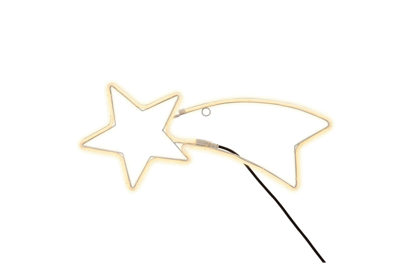 LED-Neon-Lichtschlauch Motiv "Komet", 240 LEDs ww, Außen-Stecker