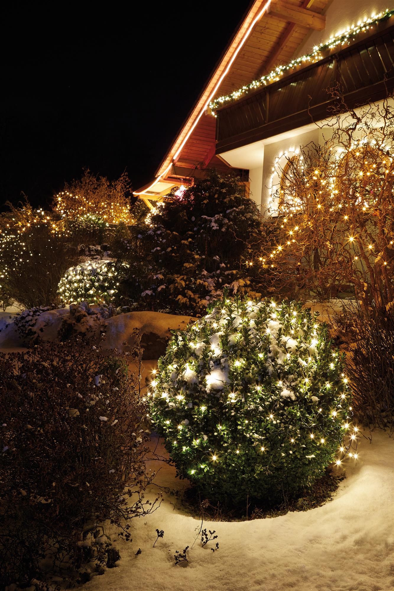 LED-Lichtnetz, 105 LEDs ww, Außen-Transformator