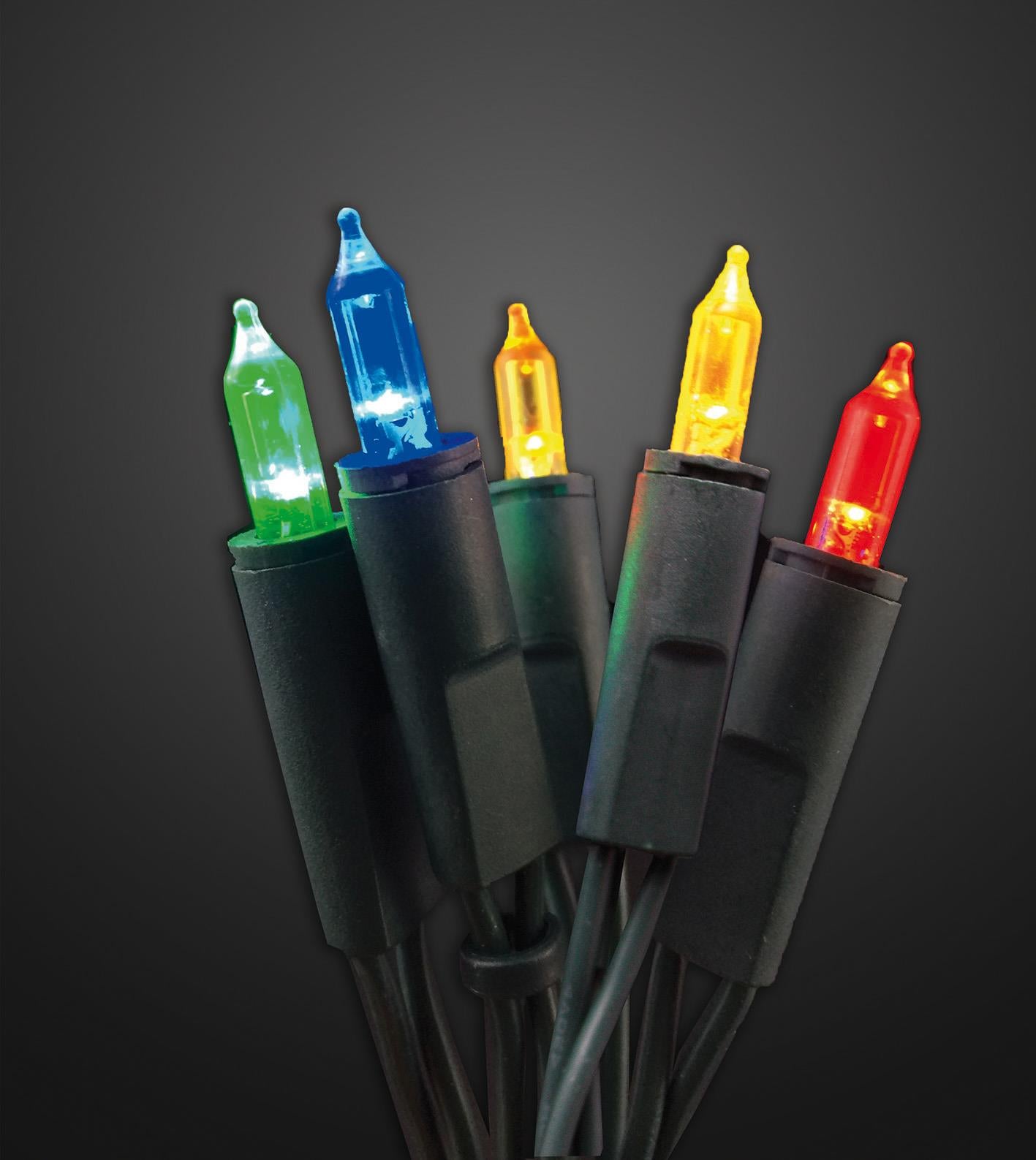 20-tlg. LED-Pisello-Minilichterkette, bunt, innen, EU-Stecker