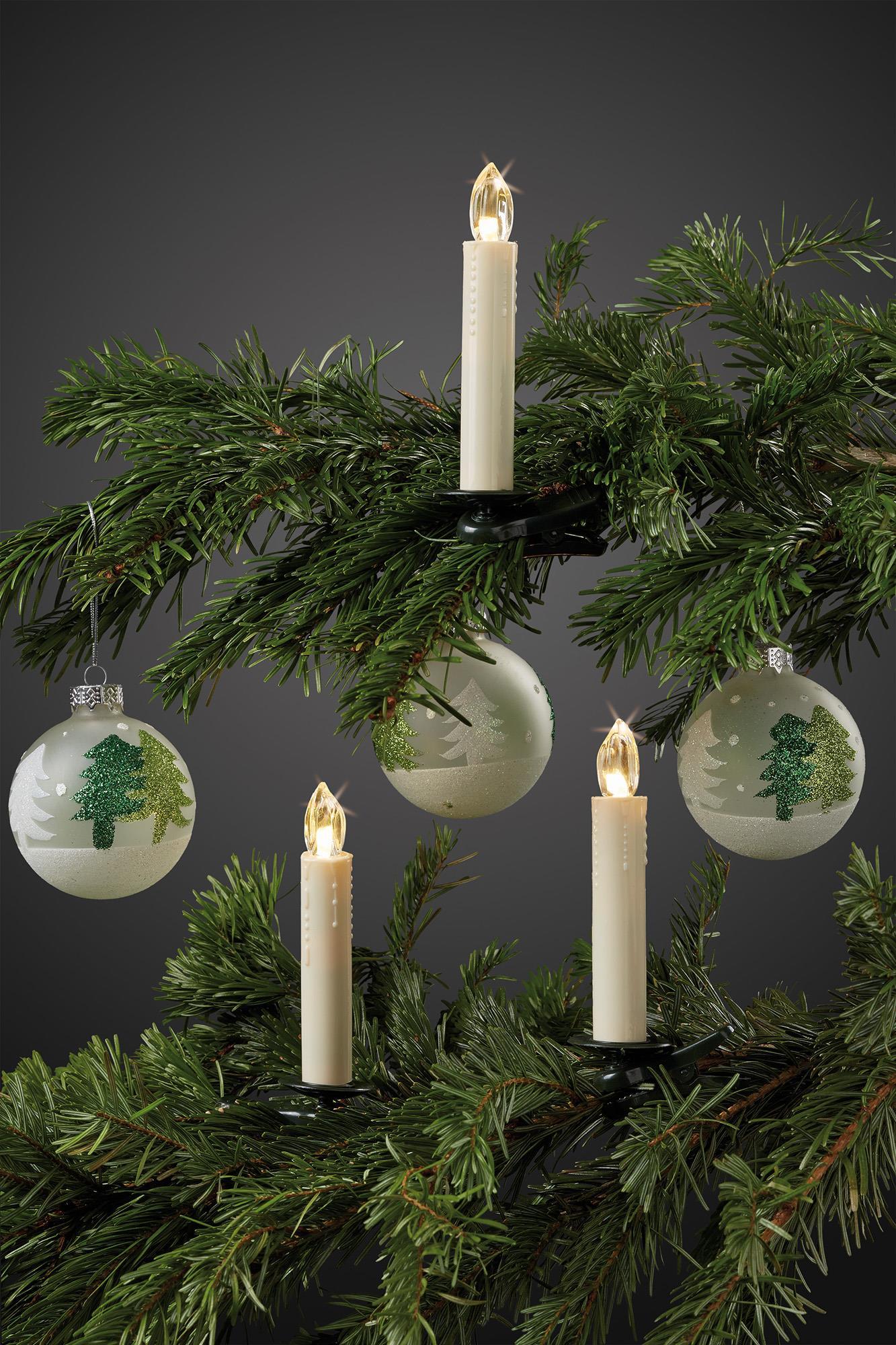 Kerzen kabellos, ww, 5er Erweiterung, klare Flamme, batteriebetrieben