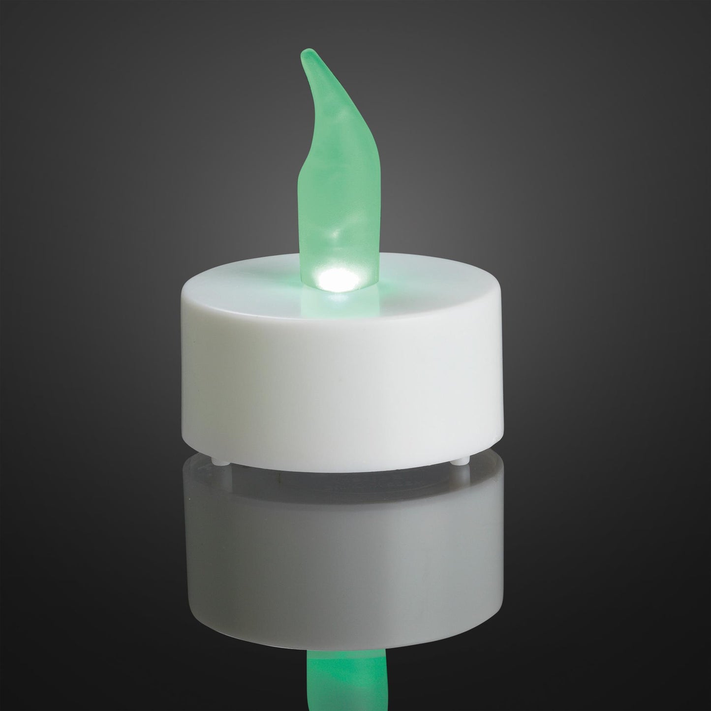 LED-Teelicht weiß, 2er Set, RGB, inkl. Batterien