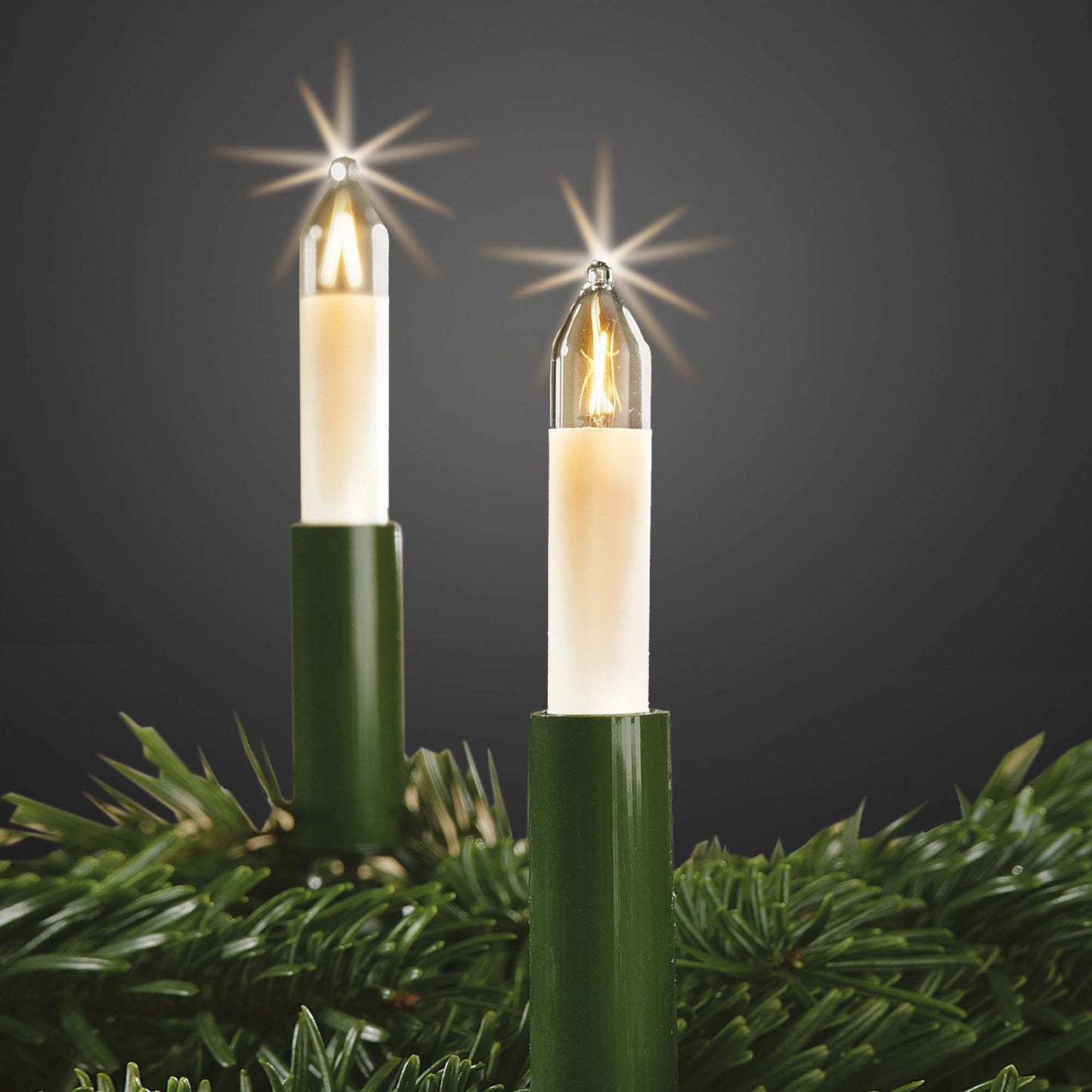 Ersatzkerzen Lichterkette 16V 3W für Lichterketten & Schwibbogen, 10 Stk Kleinschaftkerzen E10 für 15 Brennstellen innen & außen 934045