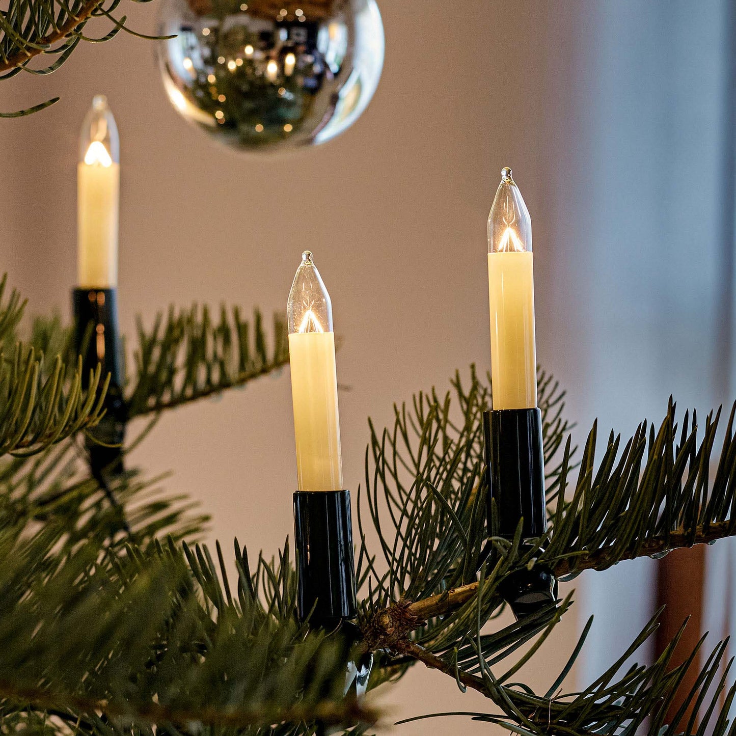 Ersatzkerzen Lichterkette 34V 3W für Lichterketten & Schwibbogen, 10 Stk Kleinschaftkerzen E10 für 7 Brennstellen innen & außen 939040