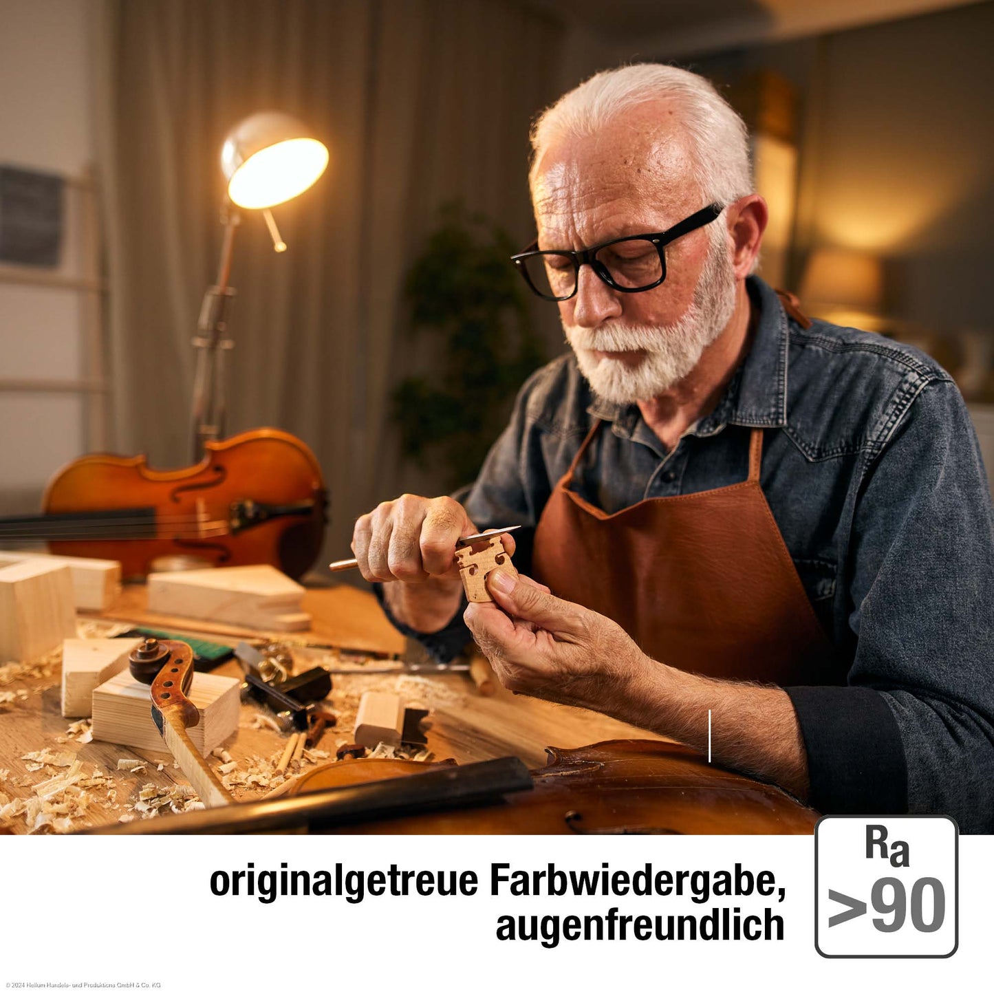 3er-Set LED-Glühlampe G45, E14, 4,2 W, klar, 90 Ra, 470 lm, 4 Filamente 220643