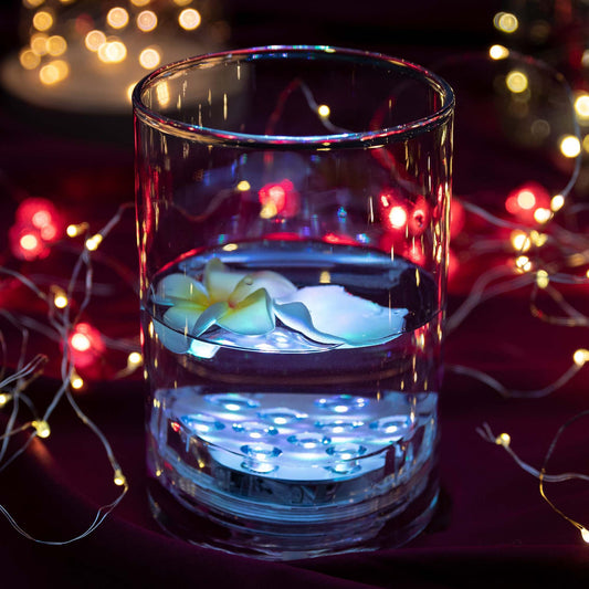 LED-Unterwasser-Deko-Beleuchtung, 10 RGB-LEDs, Fernbedienung, batteriebetrieben