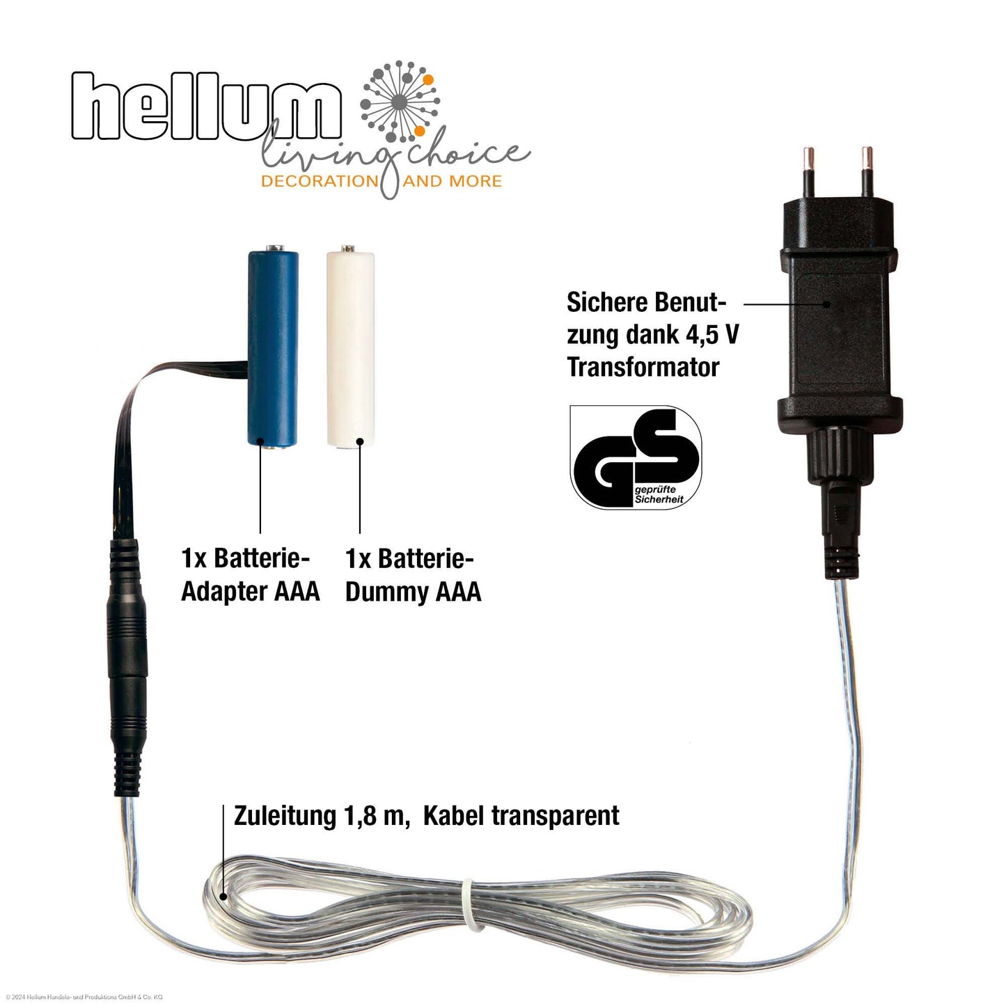 Batterie-Adapter für 2 x AAA 150506/ 578362