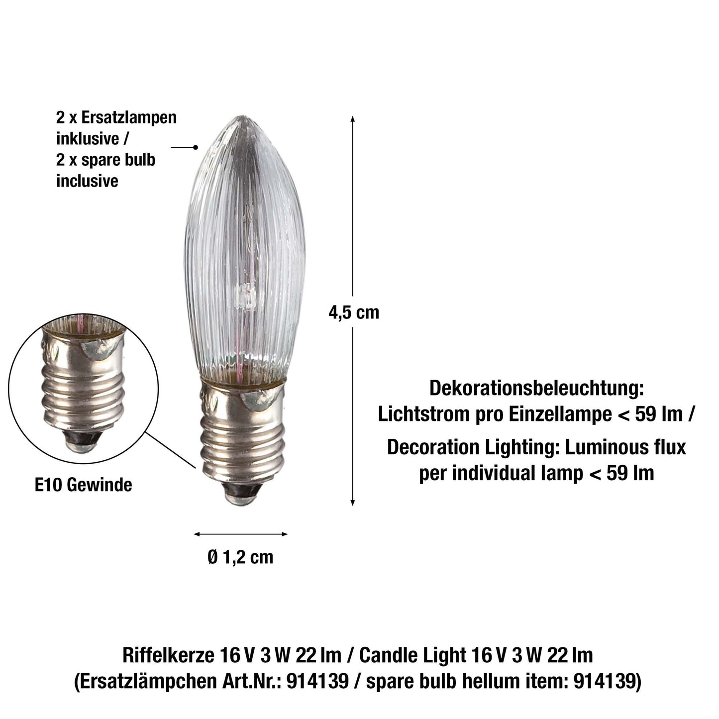 Hellum LED Lichterkette Weihnachtsbaum, 15 LED Kerzen, 9,8m, Innen, mit Stecker & Clip-Befestigung, stromsparend