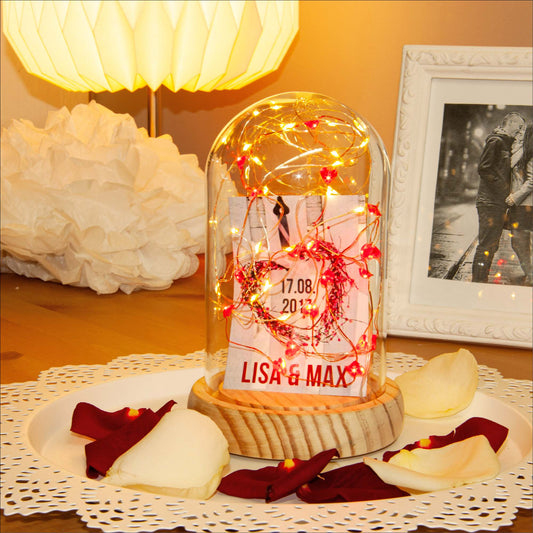 Hellum DIY Glasglocken Set, batterieben (nicht inkl.), personalisierbar 151558