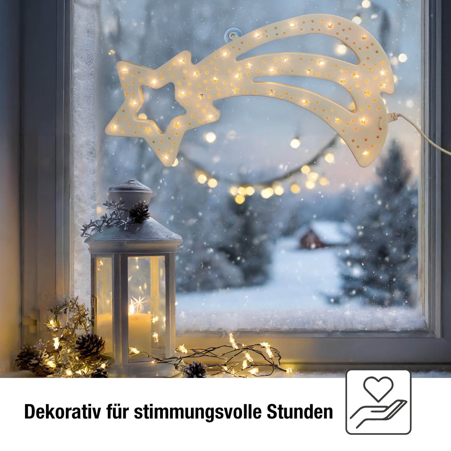 35-tlg. Fenster-Profillicht Komet