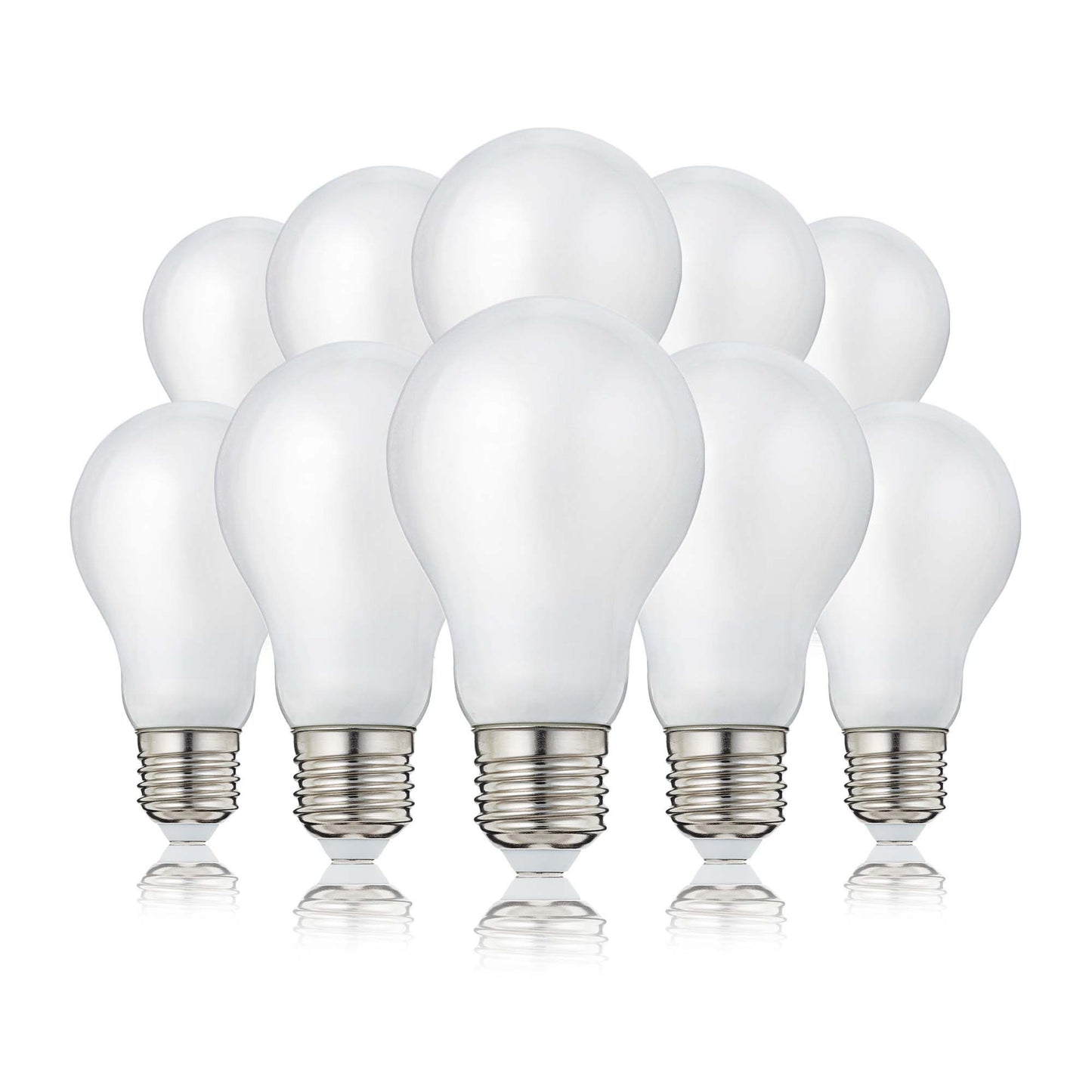 10er-Set_LED-Filament-Lampe A60, E27, 7W, matt, 806 lm
