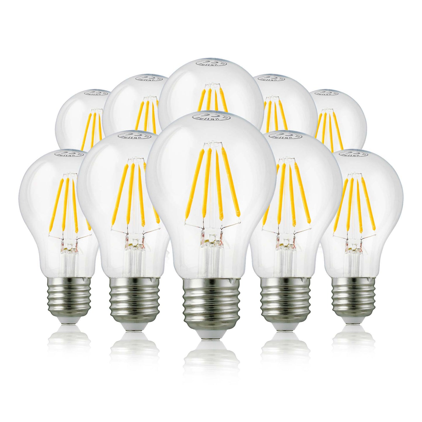 10er-Set_LED-Glühlampe A60,  E27, 7 W, dimmbar, 806 lm, klar