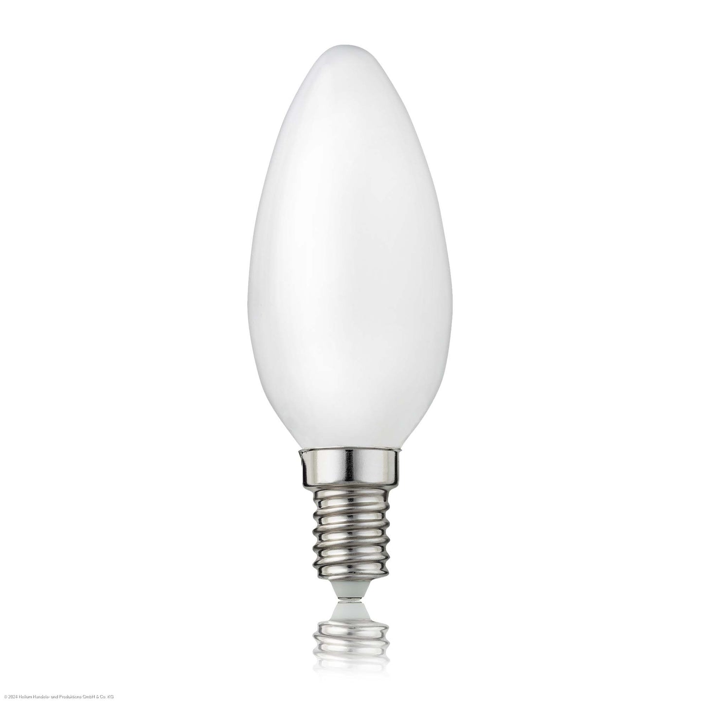 LED-Kerzenlampe C35, E14, 4,5W, Glas matt, 470 lm