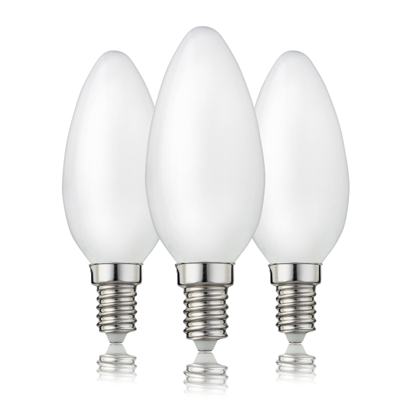 3er-Set_LED-Kerzenlampe C35,  E14, 4,5 W, matt