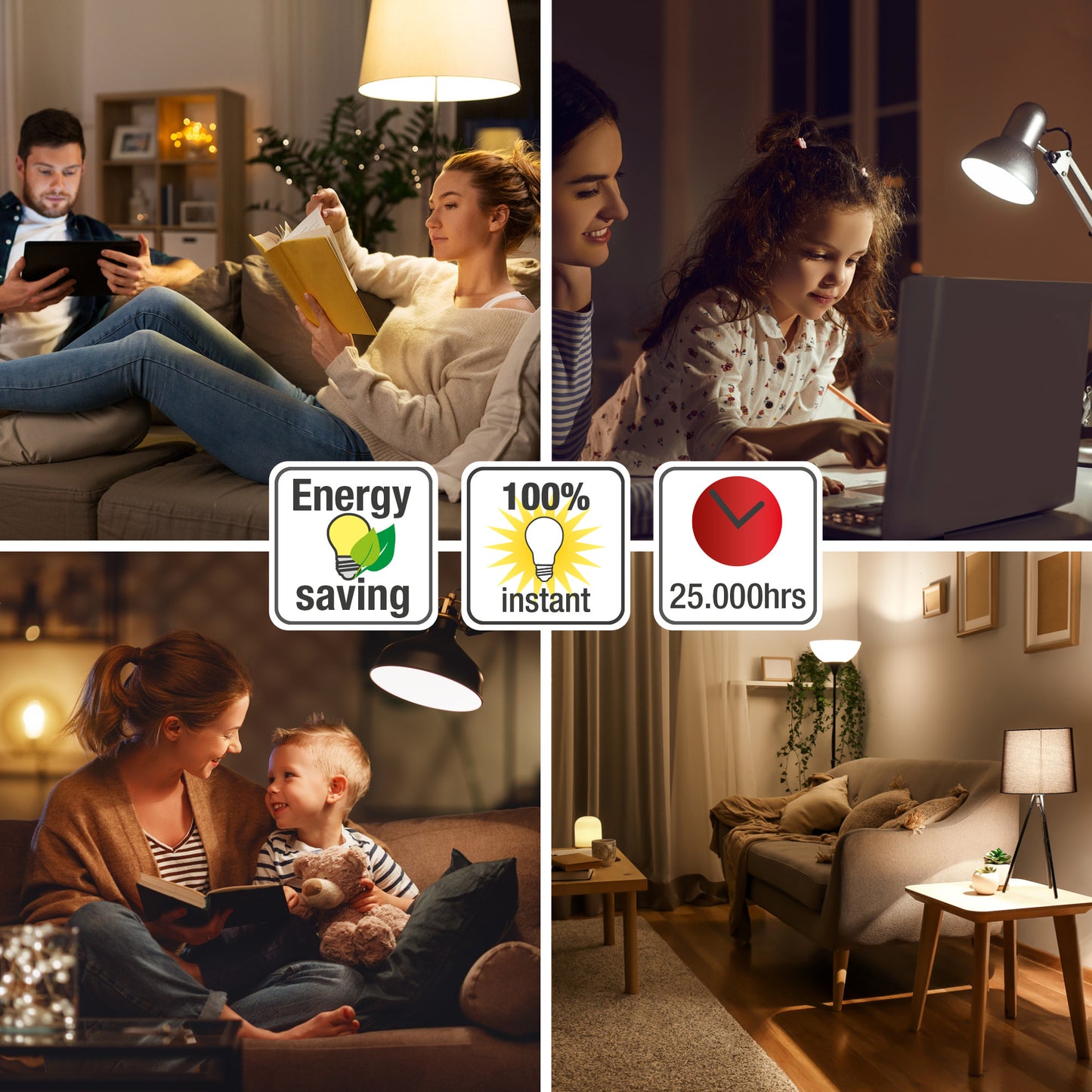 Hellum LED- Filament Glühbirne, Lampe E14 Warmweiß 2700 K, 4,5 W, G45 matt 1 Stück 208214