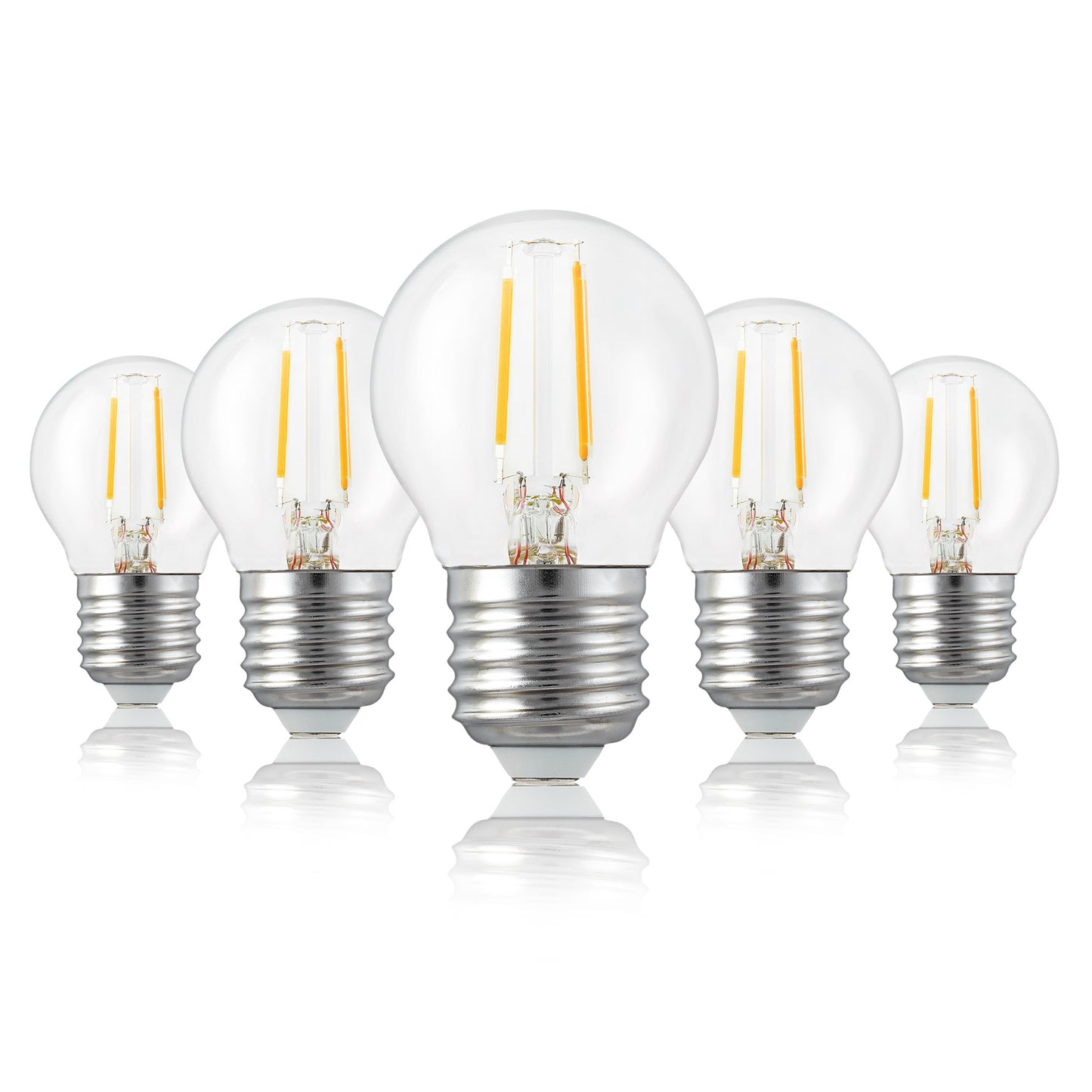 5er-Set_LED-Tropfenlampe G45 E27 2,5 W klar