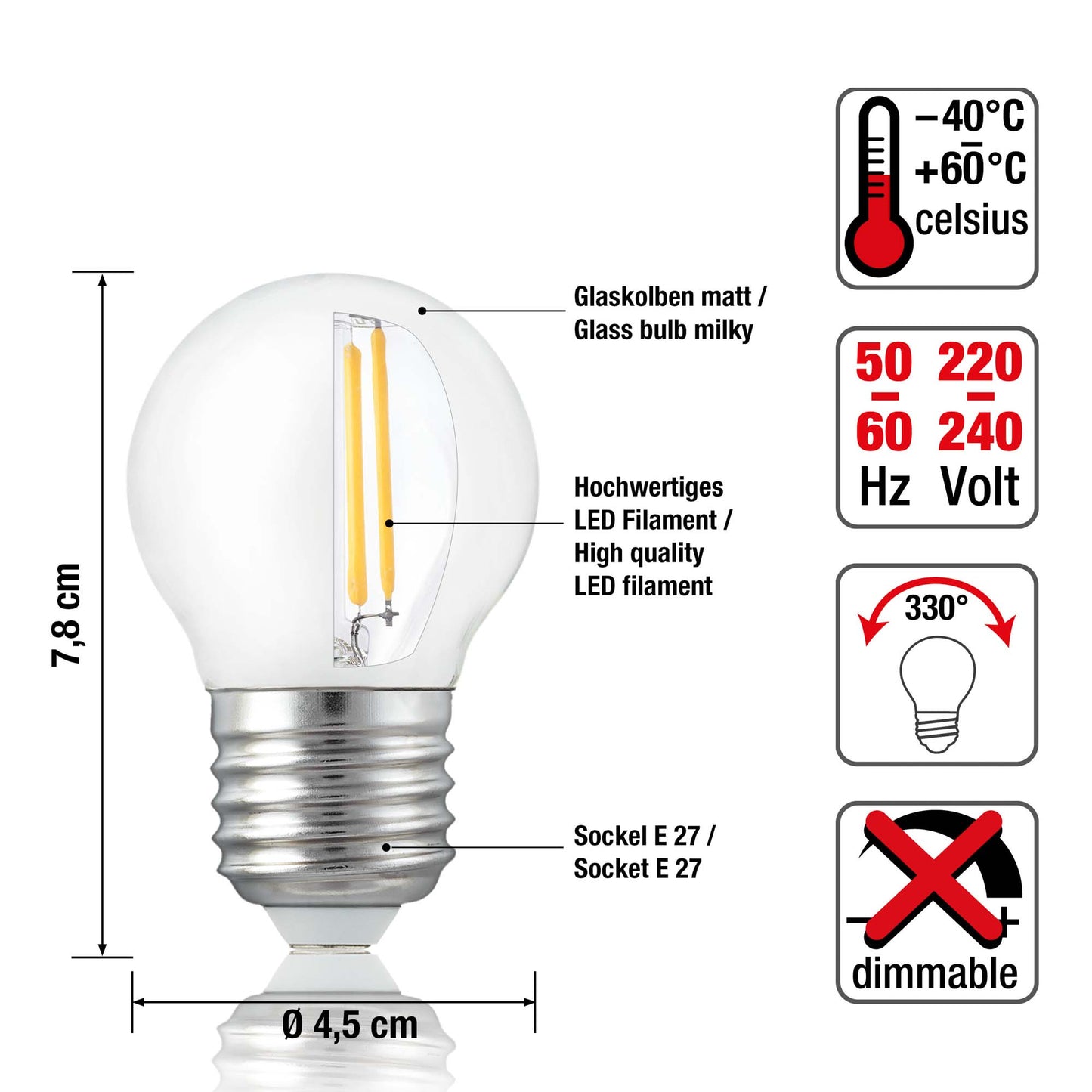 3er-Set_LED-Tropfenlampe G45 E27 4,5W matt