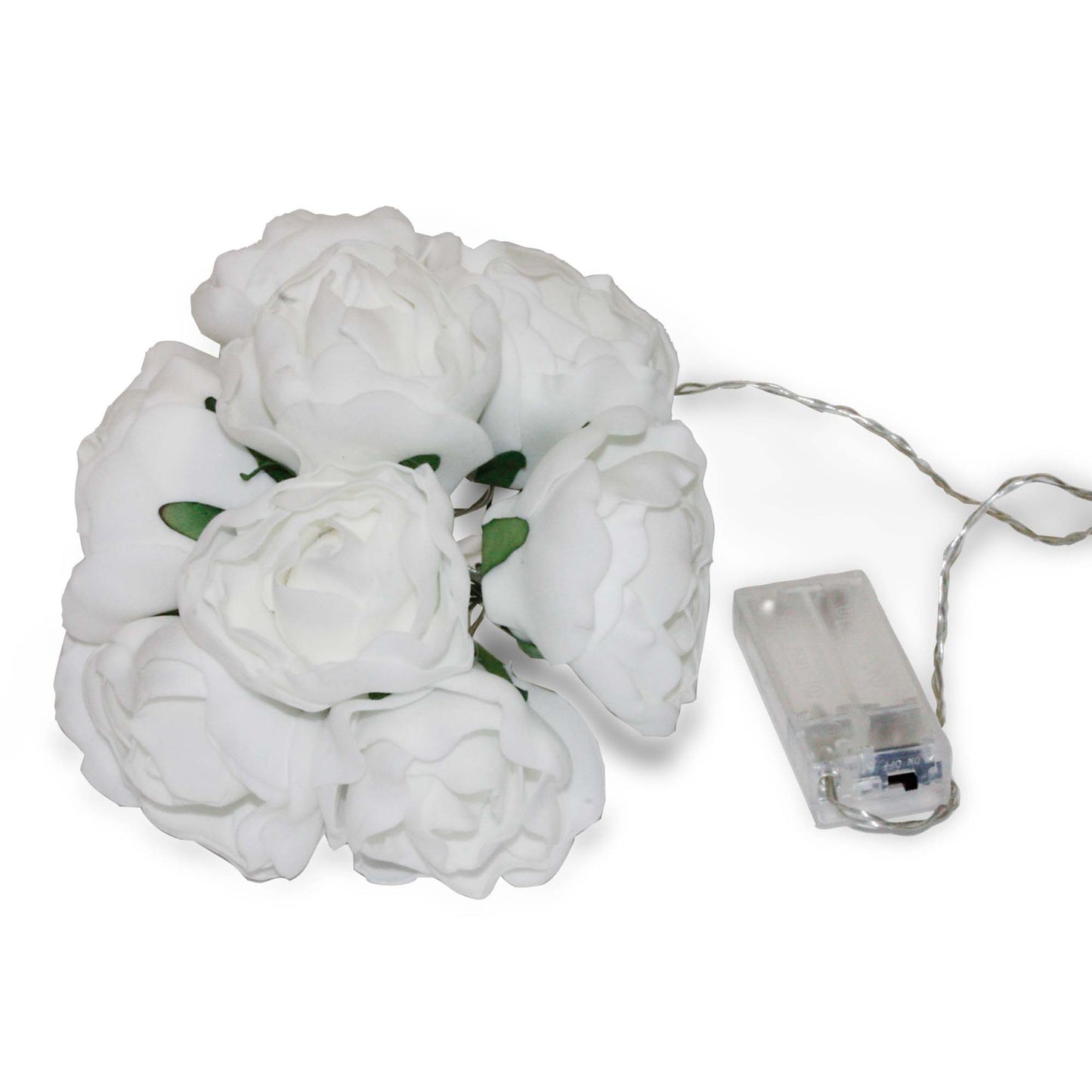 LED-Rosenbouquet, 10 LEDs, ww, batteriebetrieben