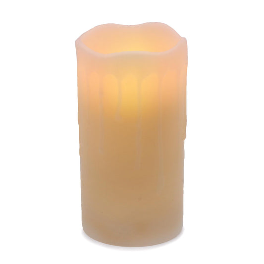 Wachskerze mit Ausblas-Funktion 15cm, batteriebetrieben