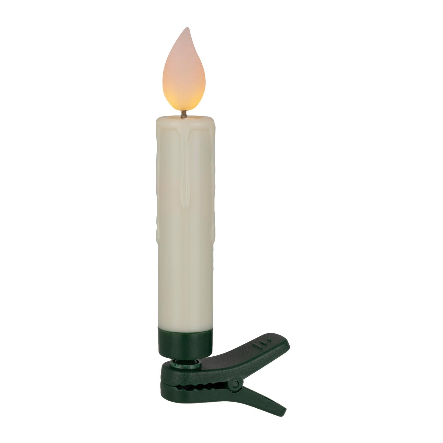 12-tlg. LED-Weihnachtsbaumkerzen ohne Kabel, flackernd / nicht flackernd, warm-weiße LEDs