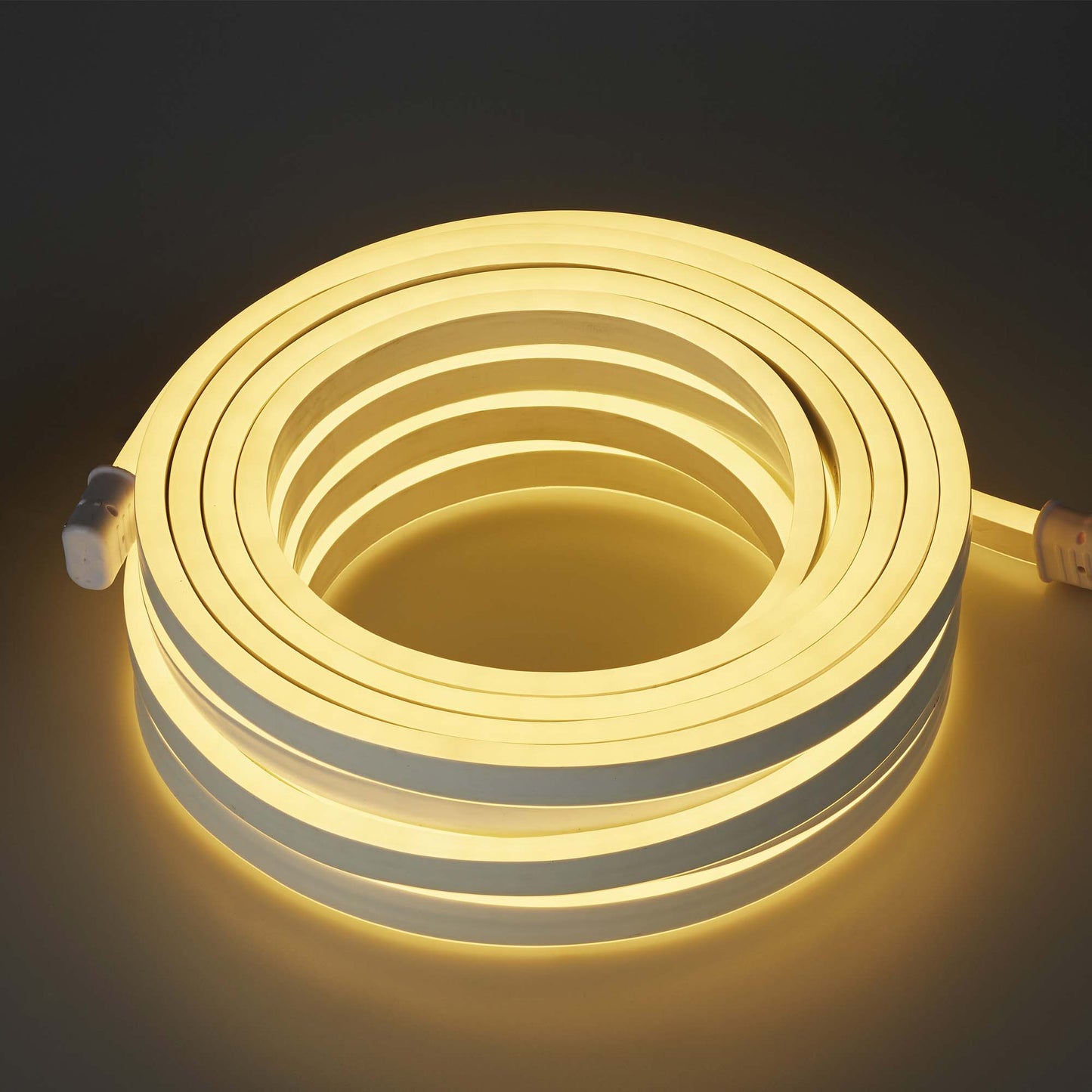 LED-Neon-Lichtschlauch, 10 m, 120 warm-weiße LEDs pro Meter