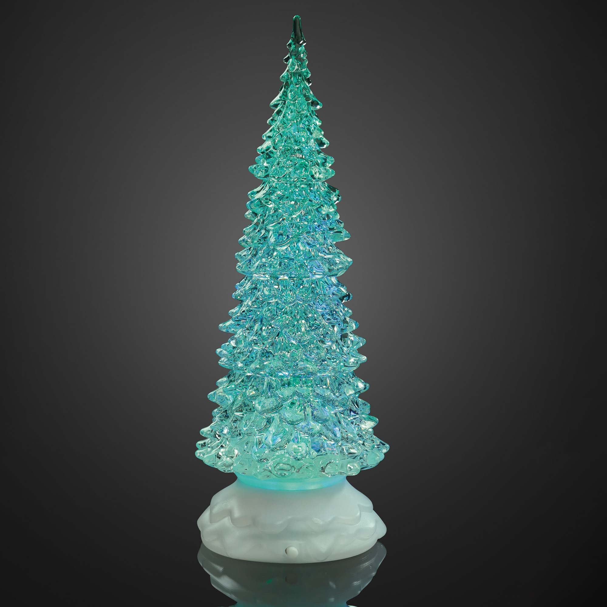 LEDAcrylTannenbaum, RGB, 25 cm hoch, batteriebetrieben Hellum Direkt