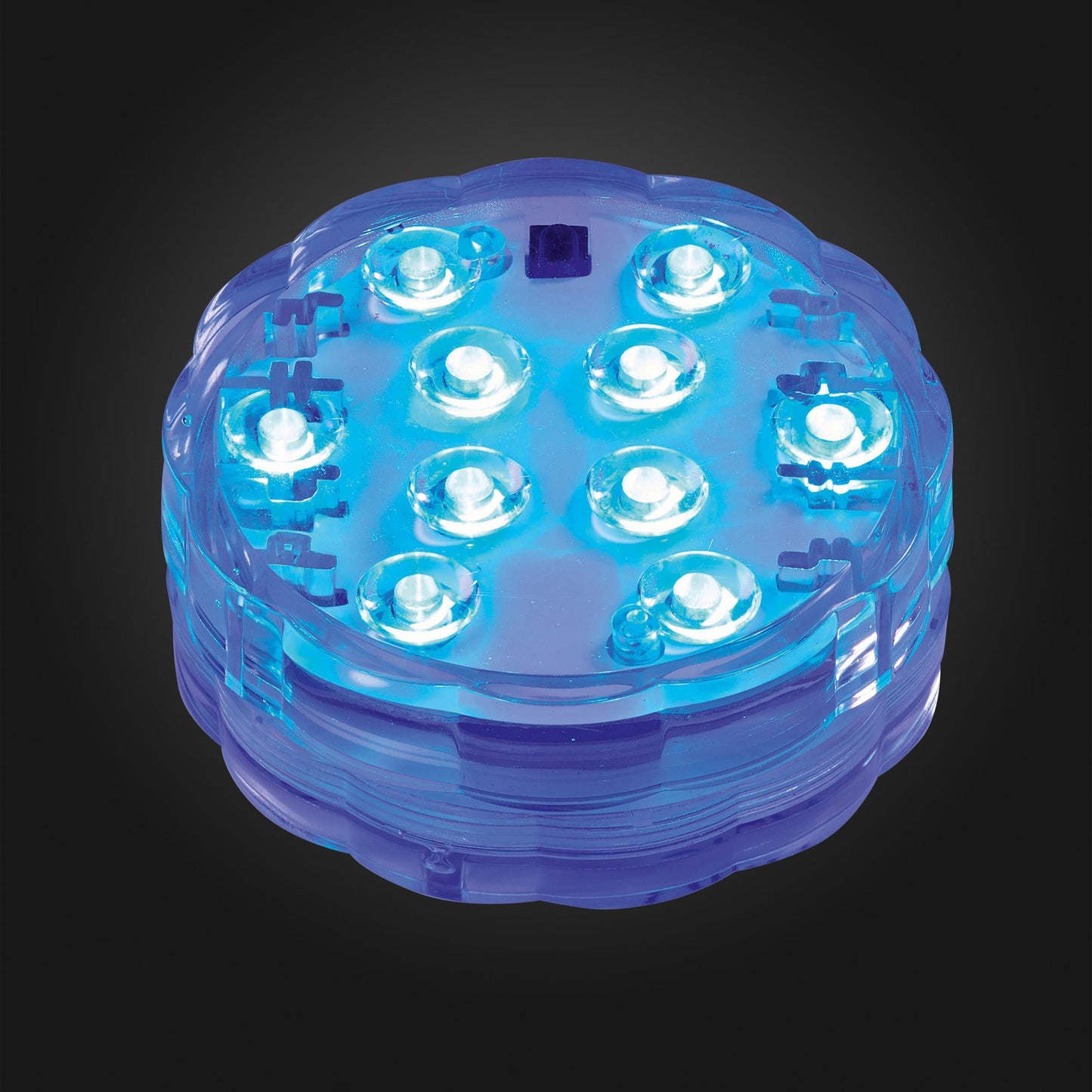 12er-Set_LED-Unterwasser-Deko-Beleuchtung, 10 RGB-LEDs