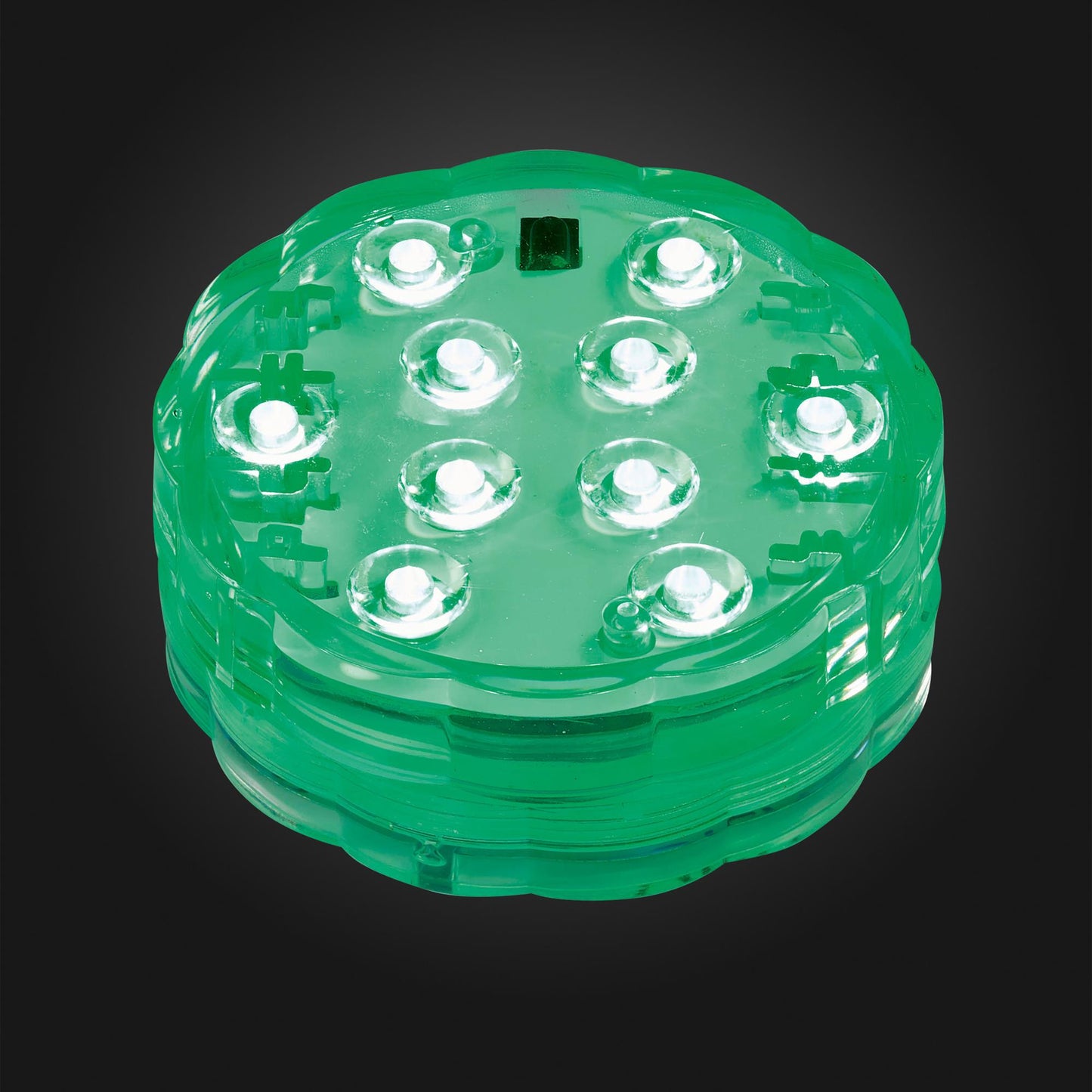 12er-Set_LED-Unterwasser-Deko-Beleuchtung, 10 RGB-LEDs