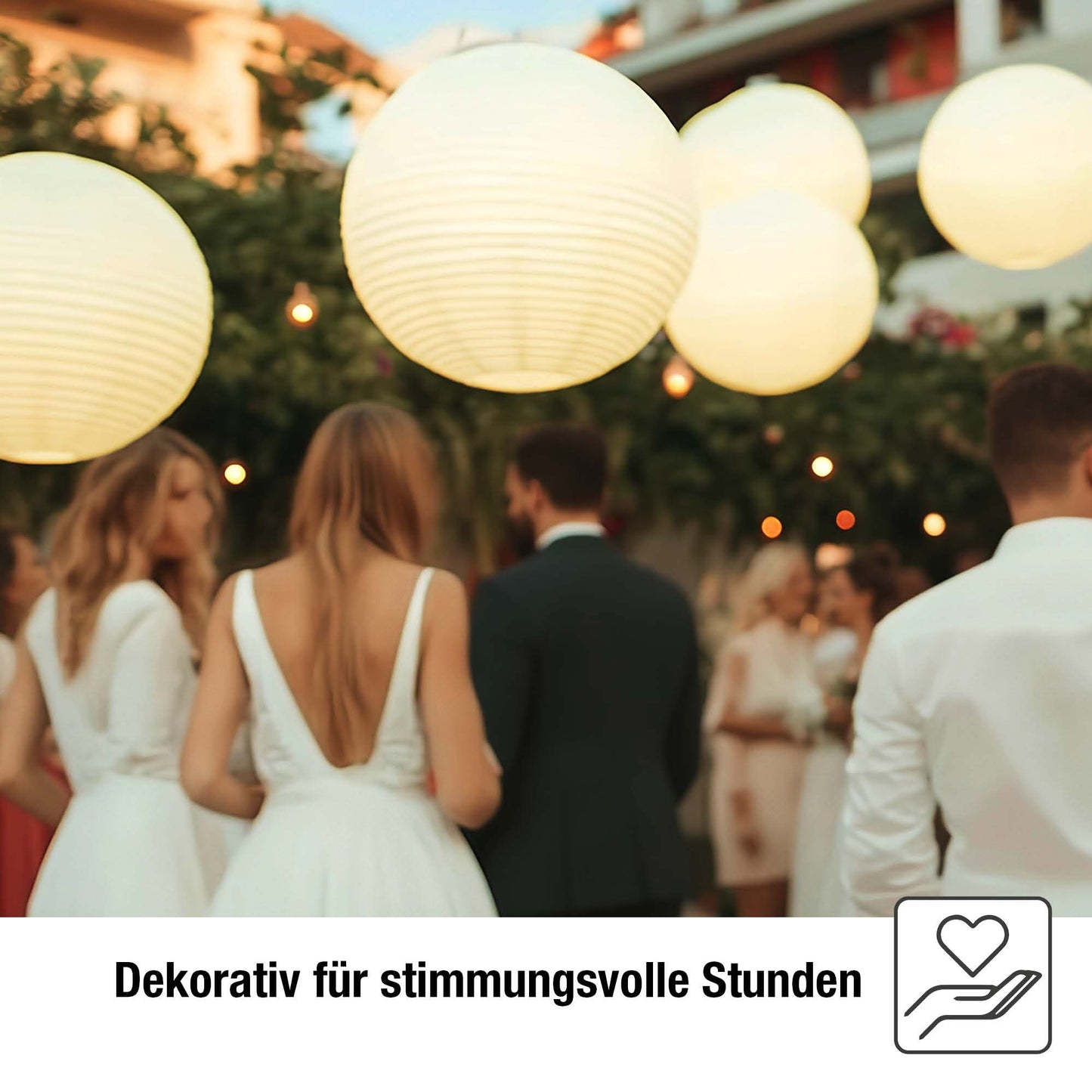 3 Stück/Set, Hellum LED-Lampion weiß, warm-weiße LED, dimmbar, mit Fernbedienung, batteriebetrieben