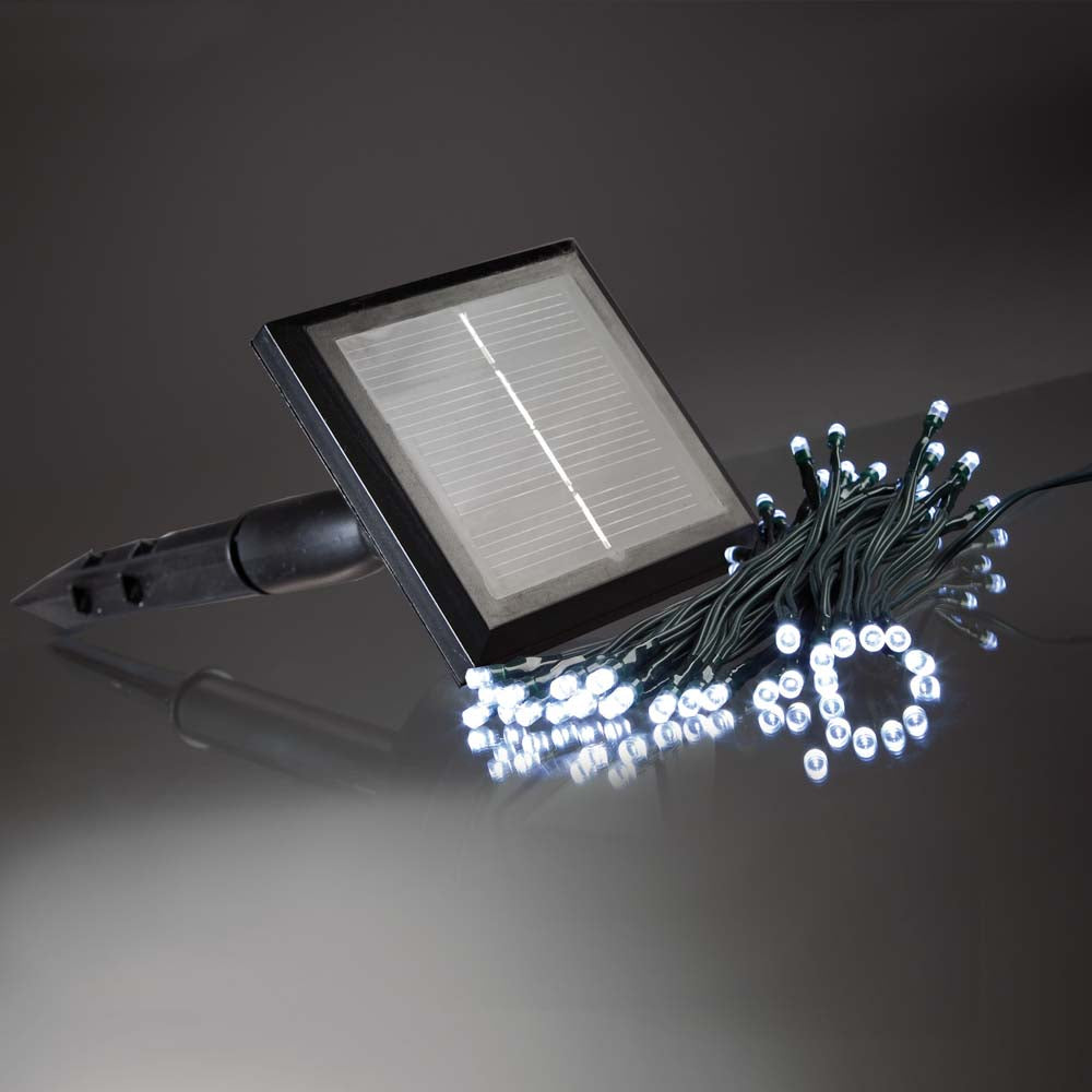 100-tlg. LED - Solar-Lichterkette, Kabel grün_540819