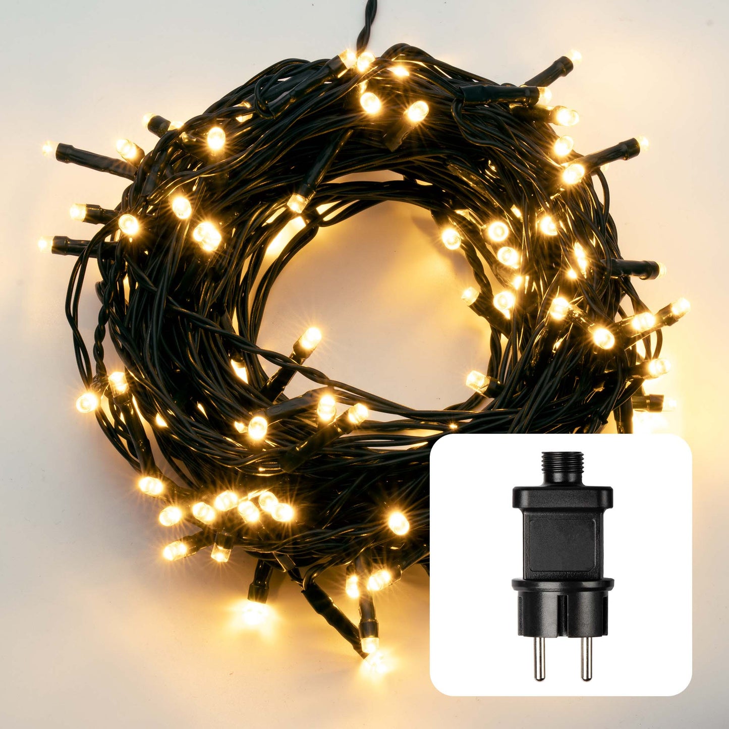 120-tlg. LED-Lichterkette, warm-weiß, Außen-Trafo 577372