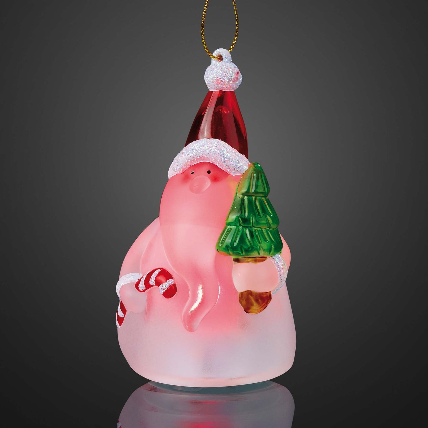 LED-Weihnachtsmann zum Aufhängen, 1 LED, RGB, inkl. Batterie