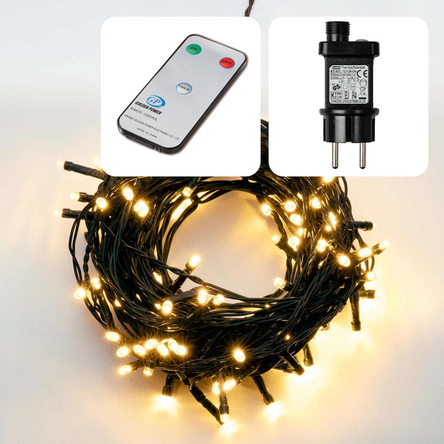 240-tlg. LED-Lichterkette, warm-weiße LEDs, Außen-Trafo_577167
