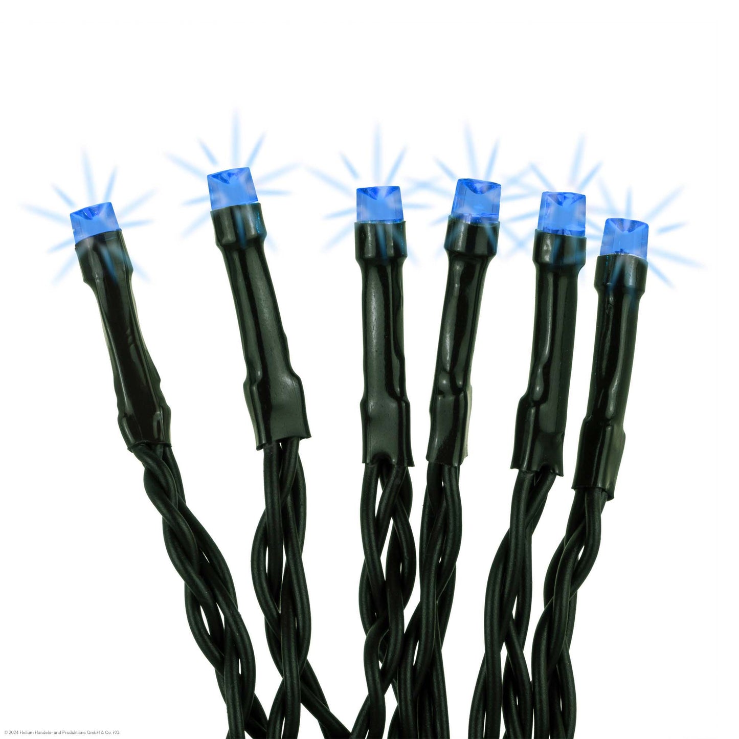 Lichterkette außen, 80 LED Lichterkette outdoor strom 7,9m Lichterkette blau