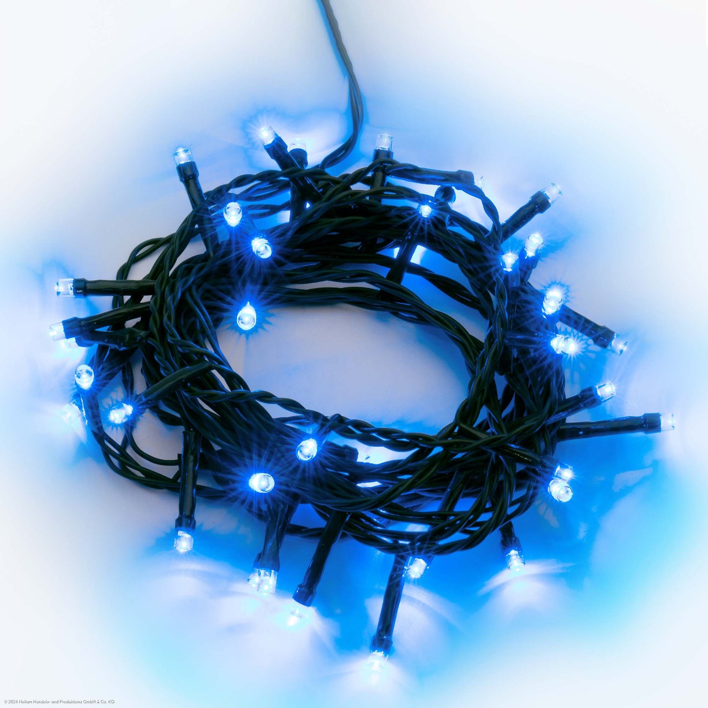 Lichterkette außen, 80 LED Lichterkette outdoor strom 7,9m Lichterkette blau