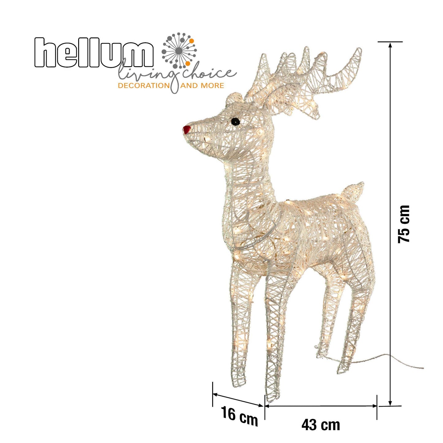 LED-Lichterkette, 400 LEDs ww, optionaler Timer, Außen-Transformator
