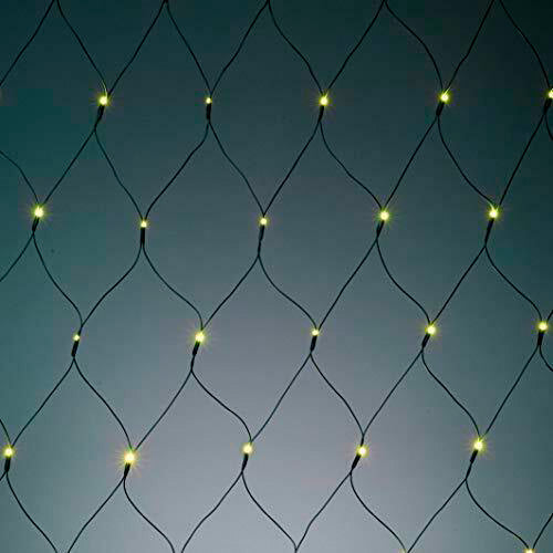 LED-Lichtnetz, 2x2m, 160 LEDs, ww, Außen-Transformator