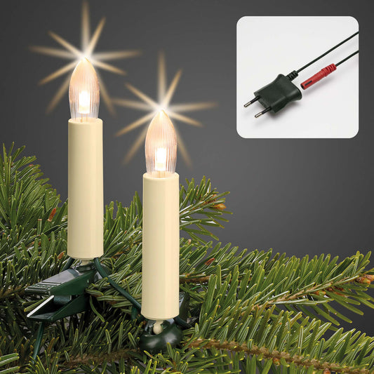 Stückliste von LED-Lichterkette elfenbein, 20 LEDs ww, teilbarer Stecker #1