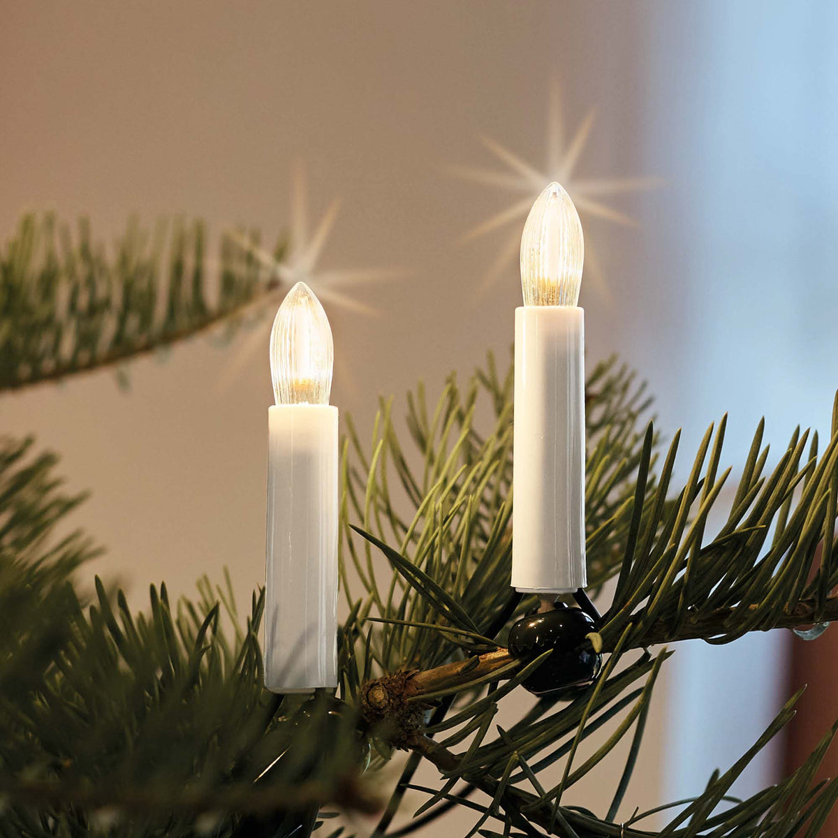 Lichterkette Weihnachtsbaum LED Filament, innen 30 teilig, Made in Ger – Hellum Direkt